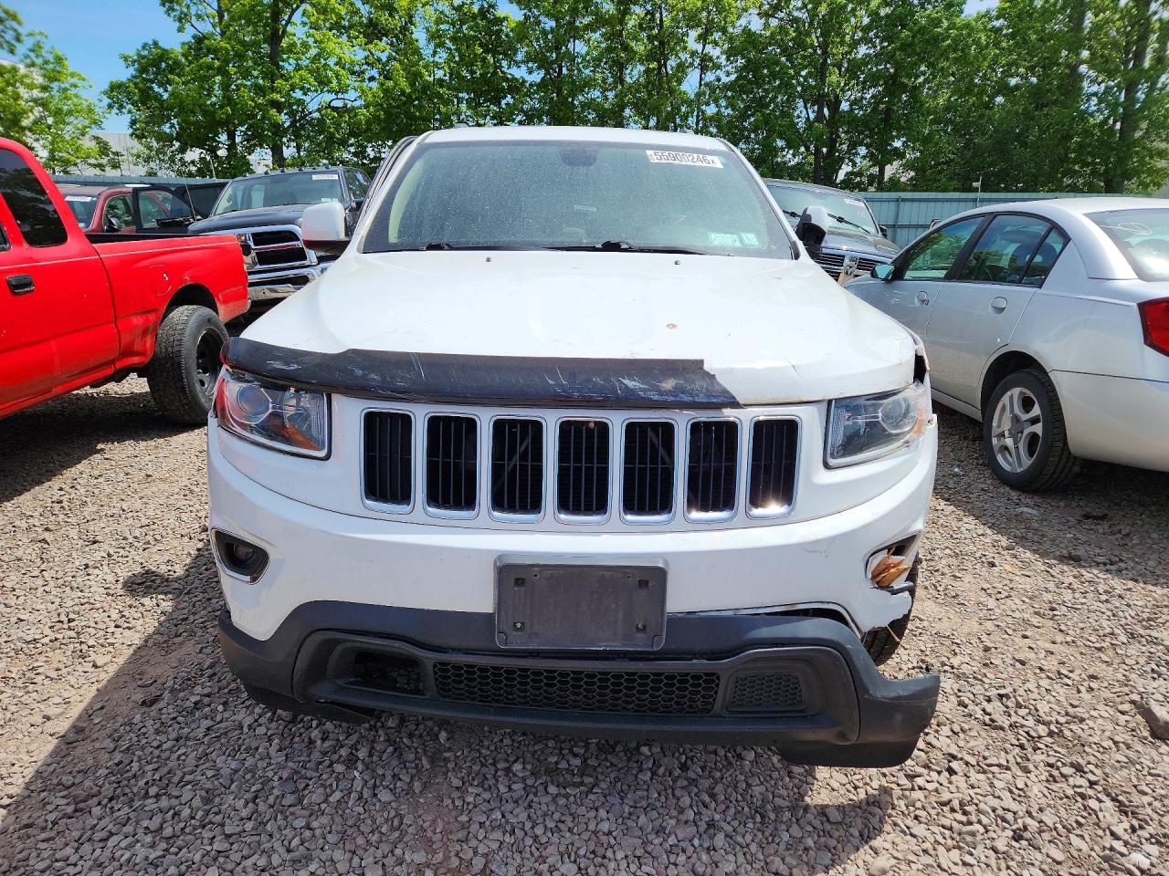 2015 Jeep Grand Cherokee Laredo White vin: 1C4RJFAG5FC893065