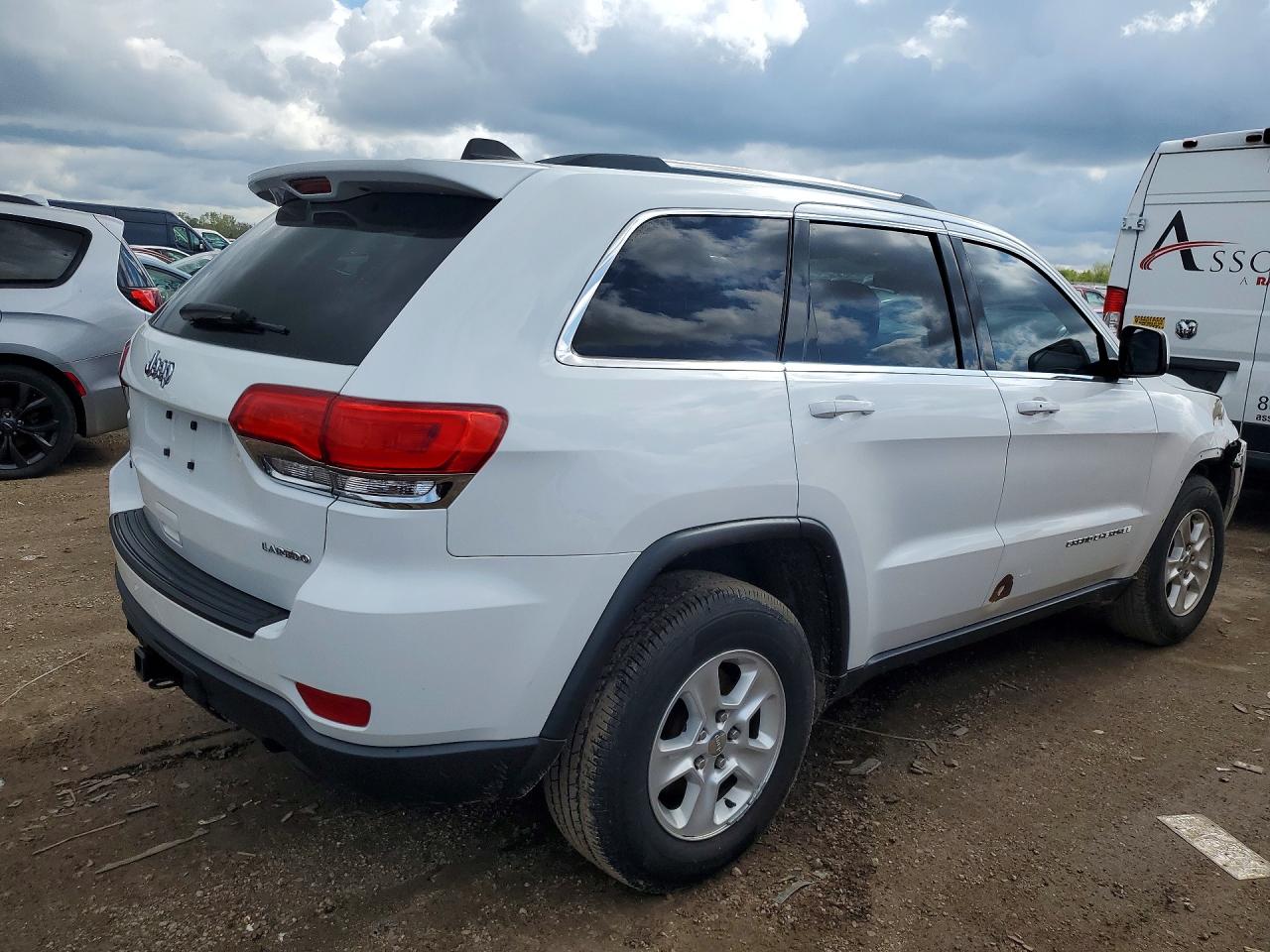 2015 Jeep Grand Cherokee Laredo White vin: 1C4RJFAG5FC950333