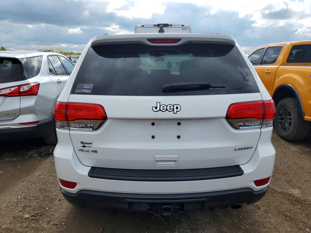 2015 Jeep Grand Cherokee Laredo White vin: 1C4RJFAG5FC950333