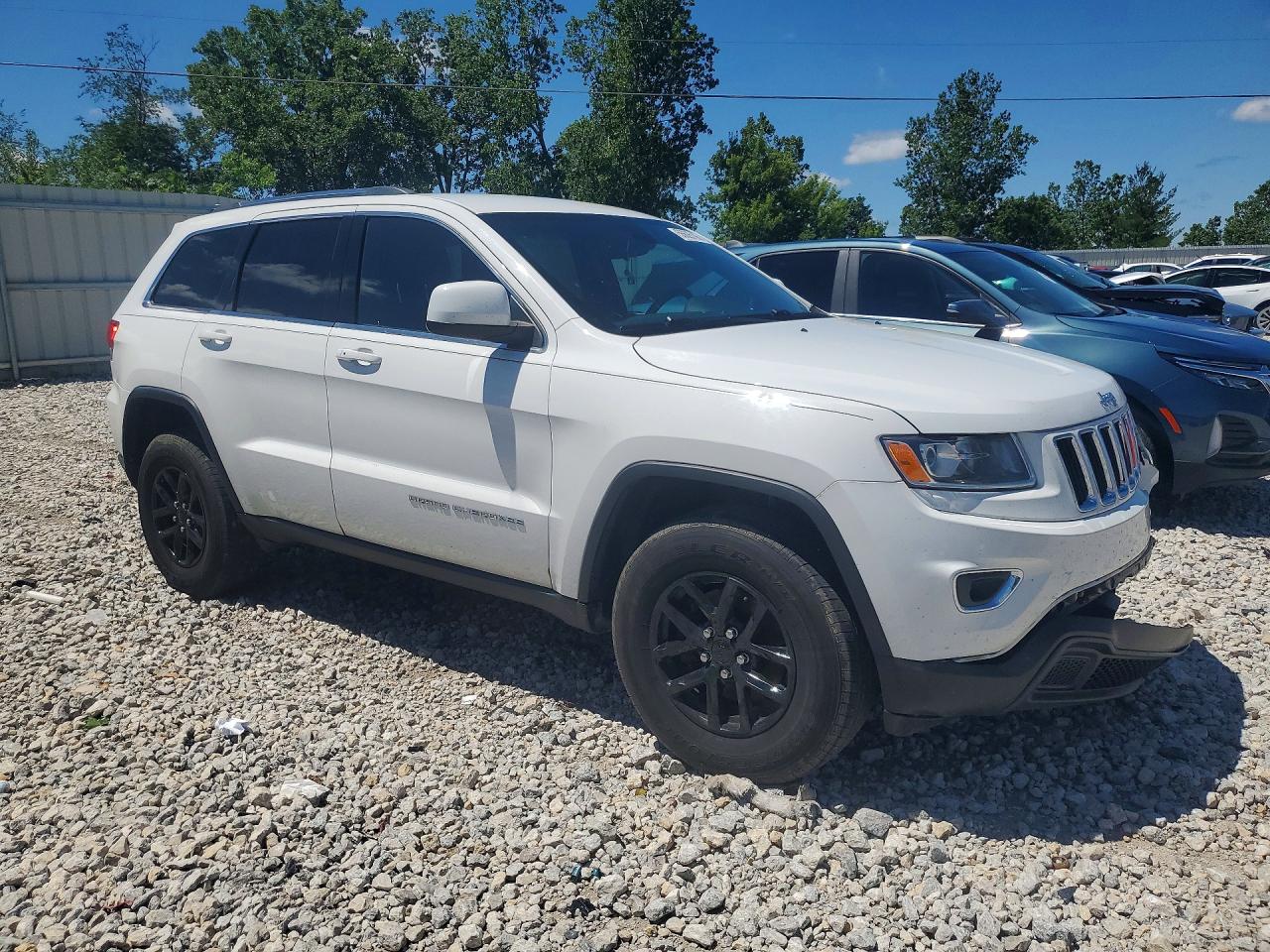 2015 Jeep Grand Cherokee Laredo White vin: 1C4RJFAG5FC954382