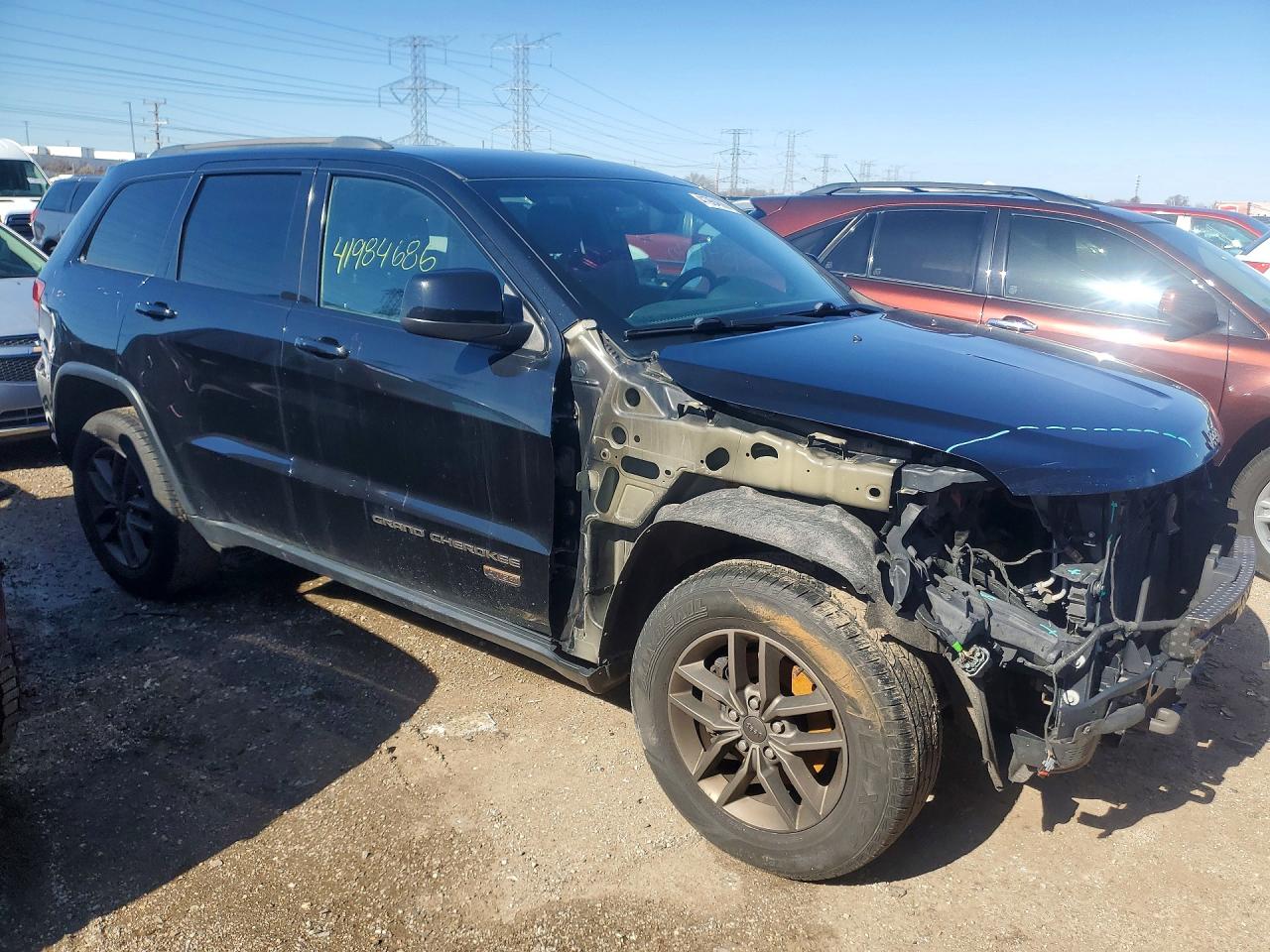 2017 Jeep Grand Cherokee Laredo Black vin: 1C4RJFAG5HC646423
