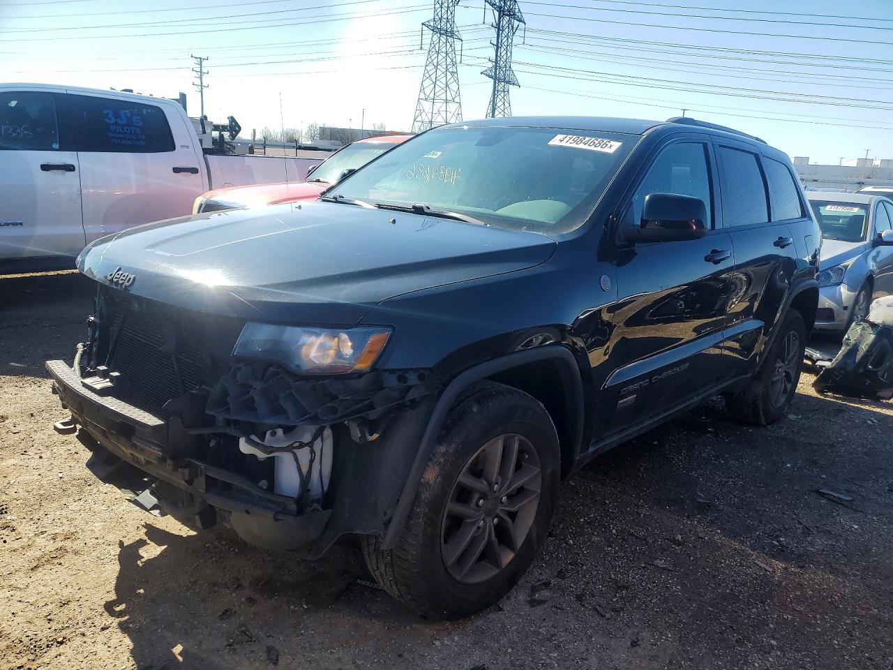 2017 Jeep Grand Cherokee Laredo Black vin: 1C4RJFAG5HC646423
