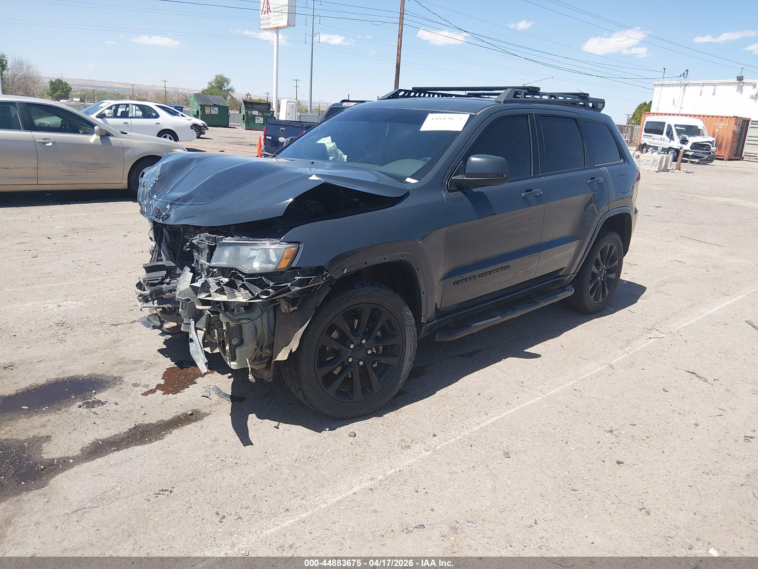 2018 Jeep Grand Cherokee Altitude 4x4 Серый vin: 1C4RJFAG5JC256704