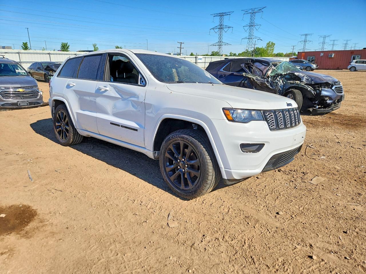 2020 Jeep Grand Cherokee Laredo White vin: 1C4RJFAG5LC311042