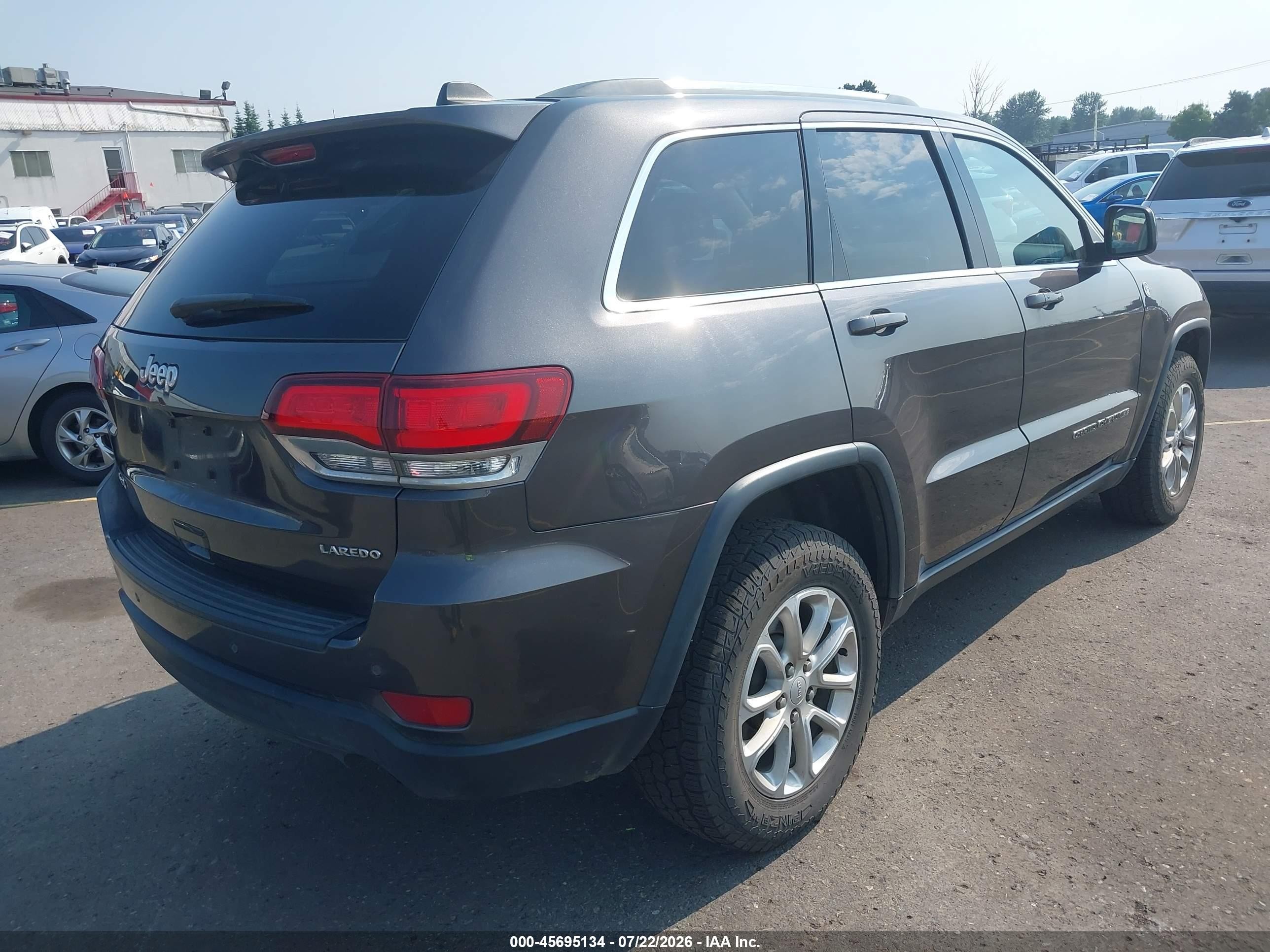 2021 Jeep Grand Cherokee Laredo E 4x4 Gray vin: 1C4RJFAG5MC793724