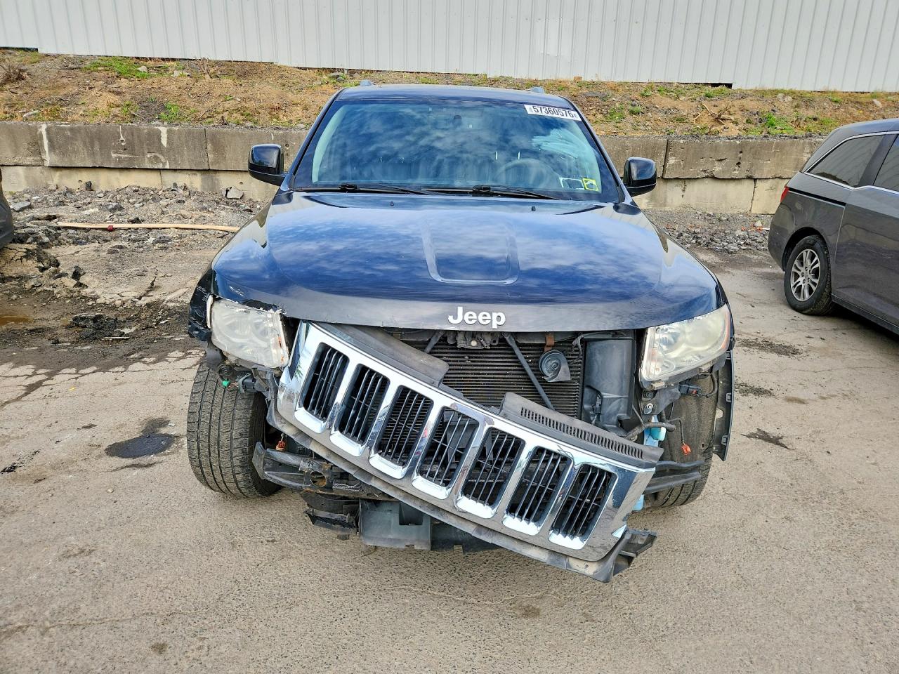 2012 Jeep Grand Cherokee Laredo Black vin: 1C4RJFAG6CC124280