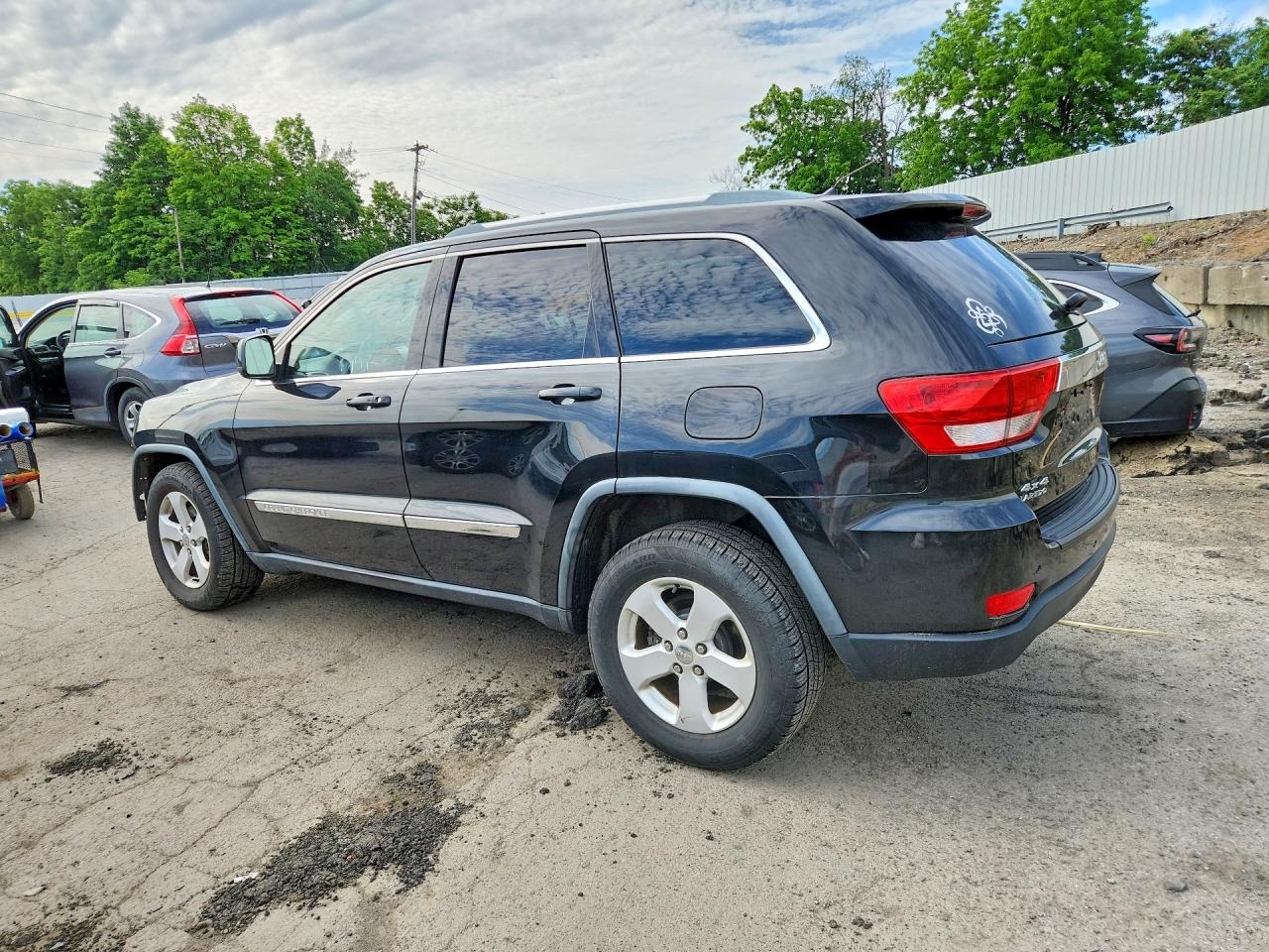 2012 Jeep Grand Cherokee Laredo Black vin: 1C4RJFAG6CC124280
