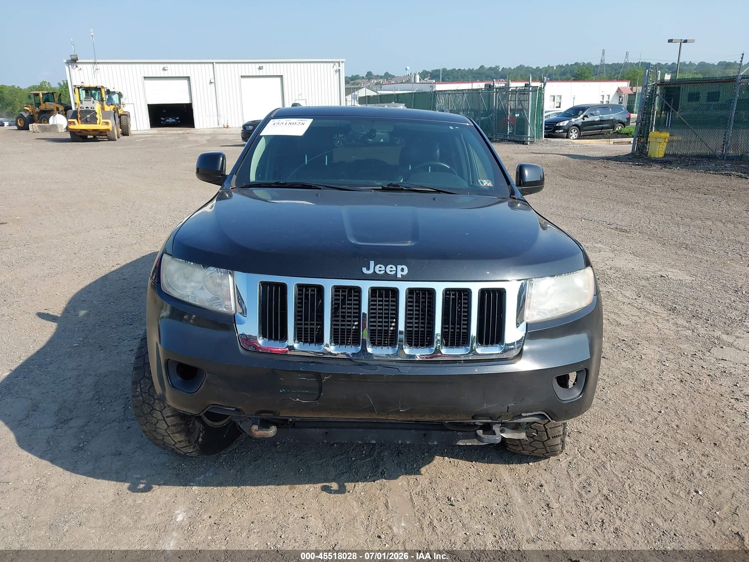 2012 Jeep Grand Cherokee Laredo Black vin: 1C4RJFAG6CC132525