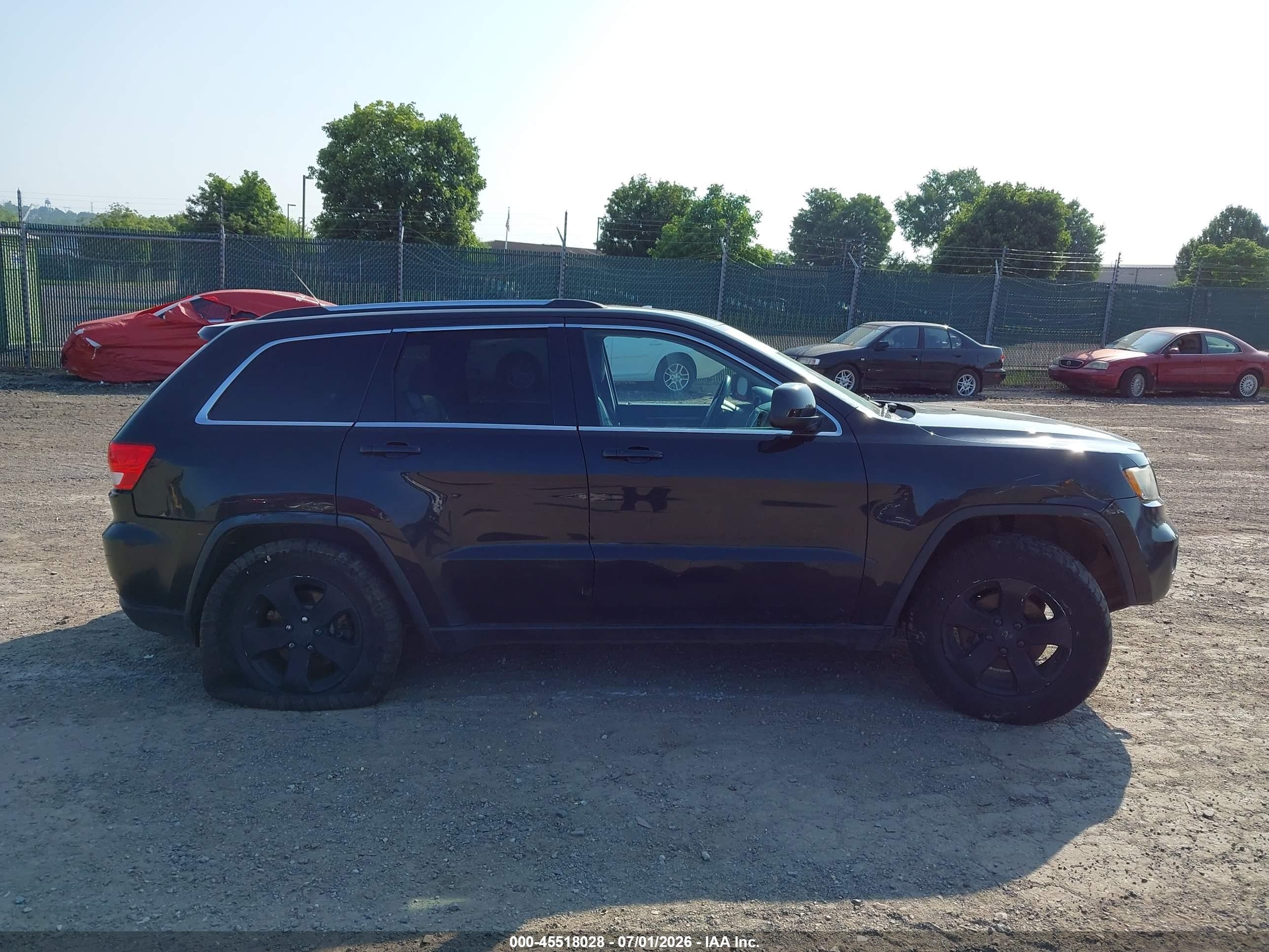 2012 Jeep Grand Cherokee Laredo Black vin: 1C4RJFAG6CC132525