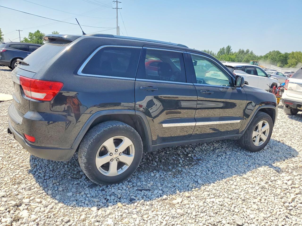 2012 Jeep Grand Cherokee Laredo Black vin: 1C4RJFAG6CC132976