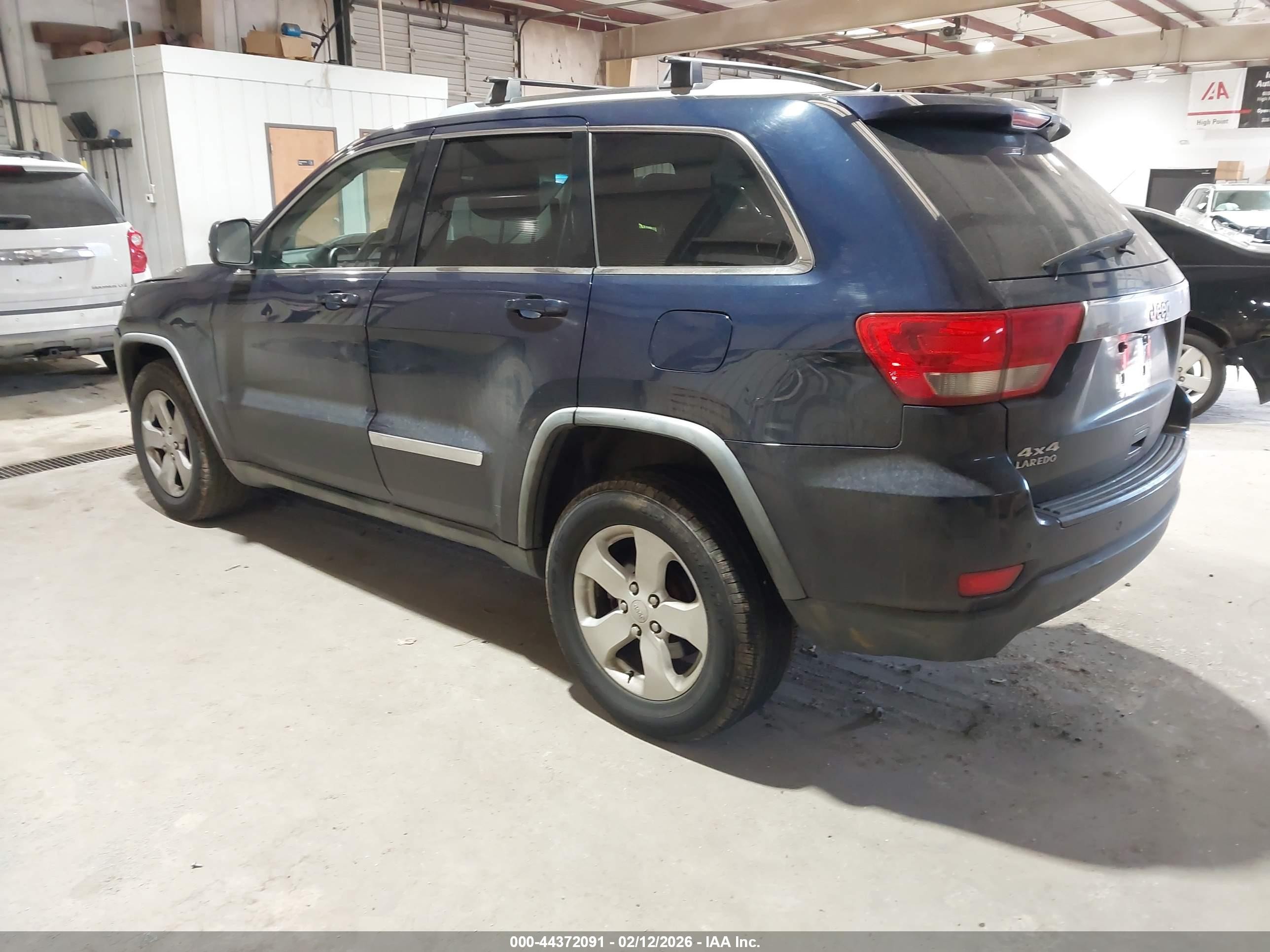 2012 Jeep Grand Cherokee Laredo Dark Blue vin: 1C4RJFAG6CC160387