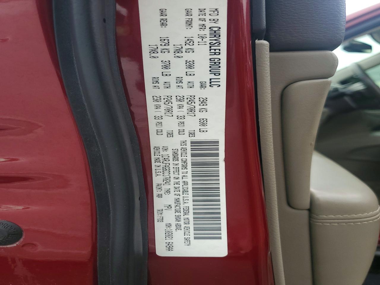 2012 Jeep Grand Cherokee Laredo Red vin: 1C4RJFAG6CC170241
