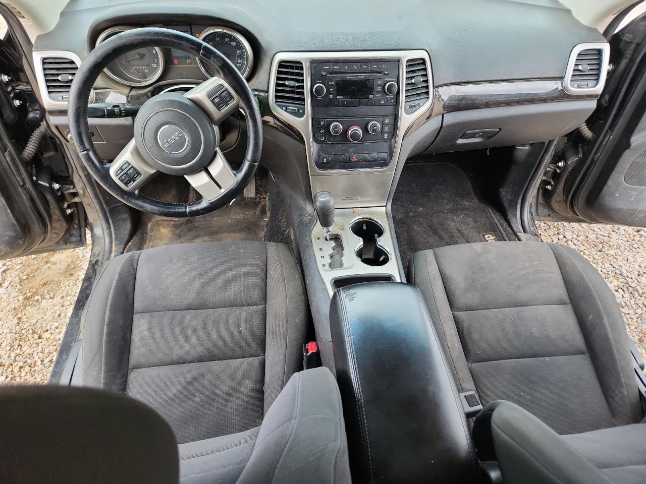 2012 Jeep Grand Cherokee Laredo Black vin: 1C4RJFAG6CC181921