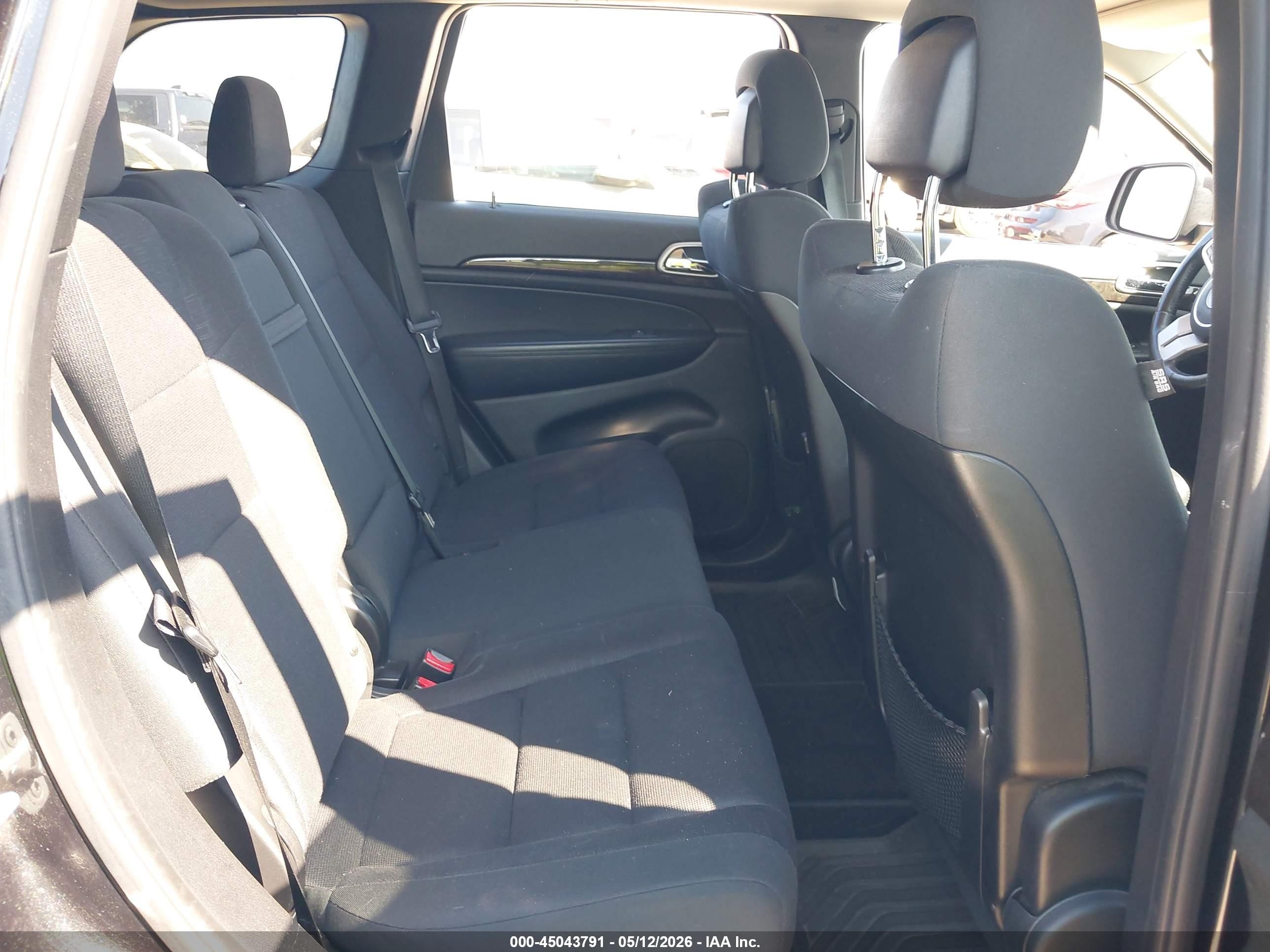 2012 Jeep Grand Cherokee Laredo Black vin: 1C4RJFAG6CC245651