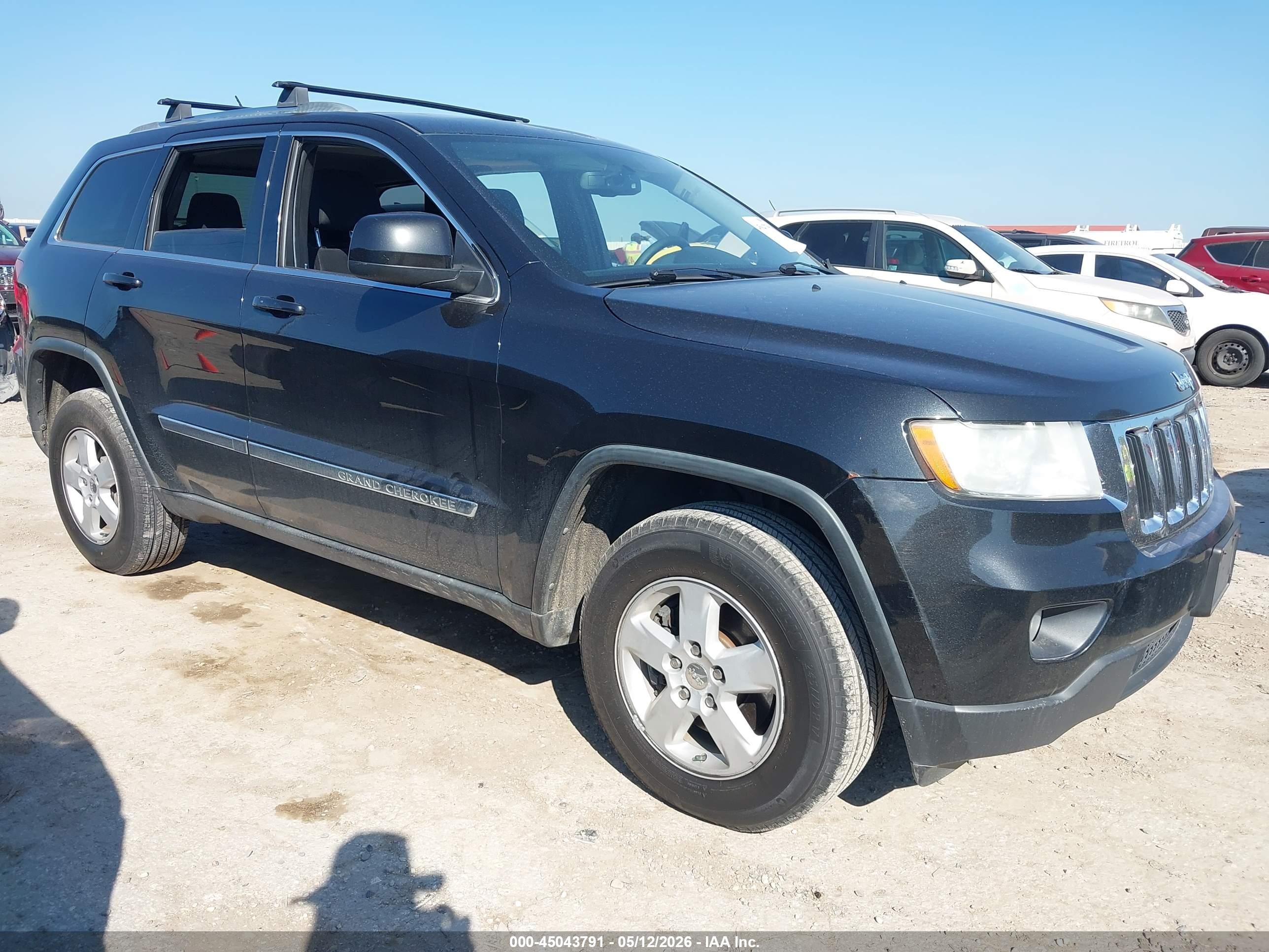 2012 Jeep Grand Cherokee Laredo Black vin: 1C4RJFAG6CC245651