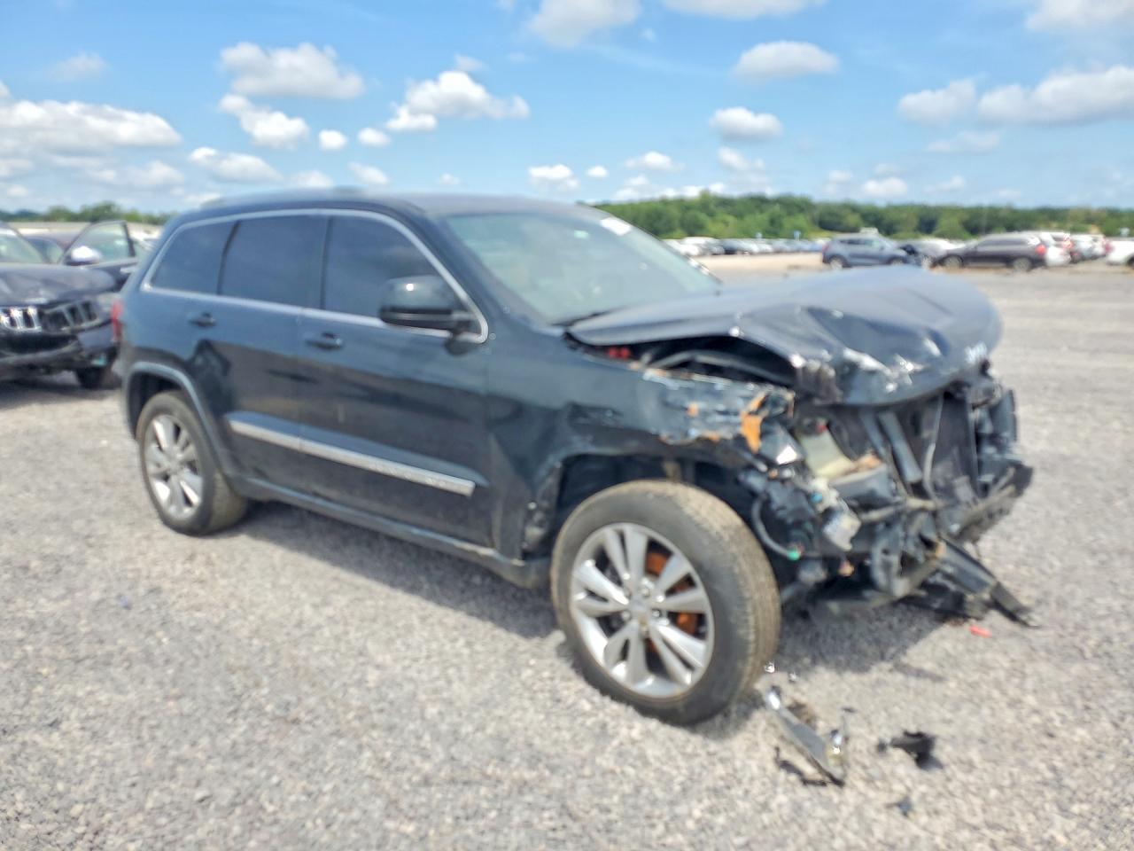 2012 Jeep Grand Cherokee Laredo Black vin: 1C4RJFAG6CC280464