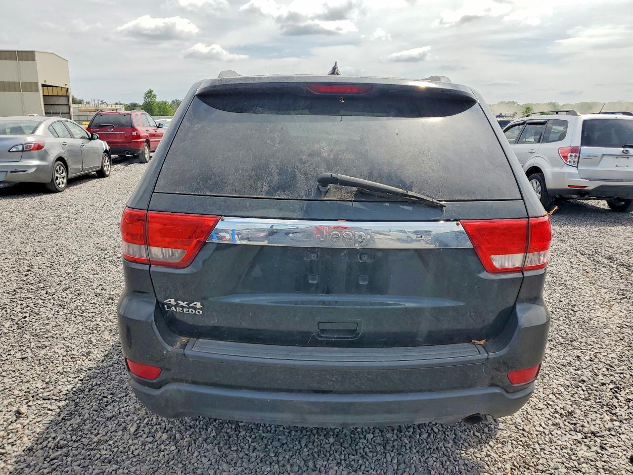 2012 Jeep Grand Cherokee Laredo Black vin: 1C4RJFAG6CC280464