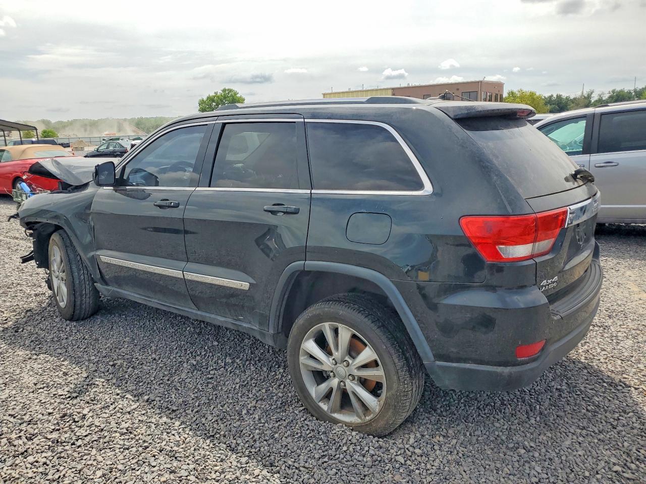 2012 Jeep Grand Cherokee Laredo Black vin: 1C4RJFAG6CC280464