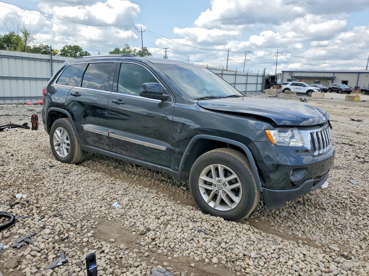 2012 Jeep Grand Cherokee Laredo Black vin: 1C4RJFAG6CC304116
