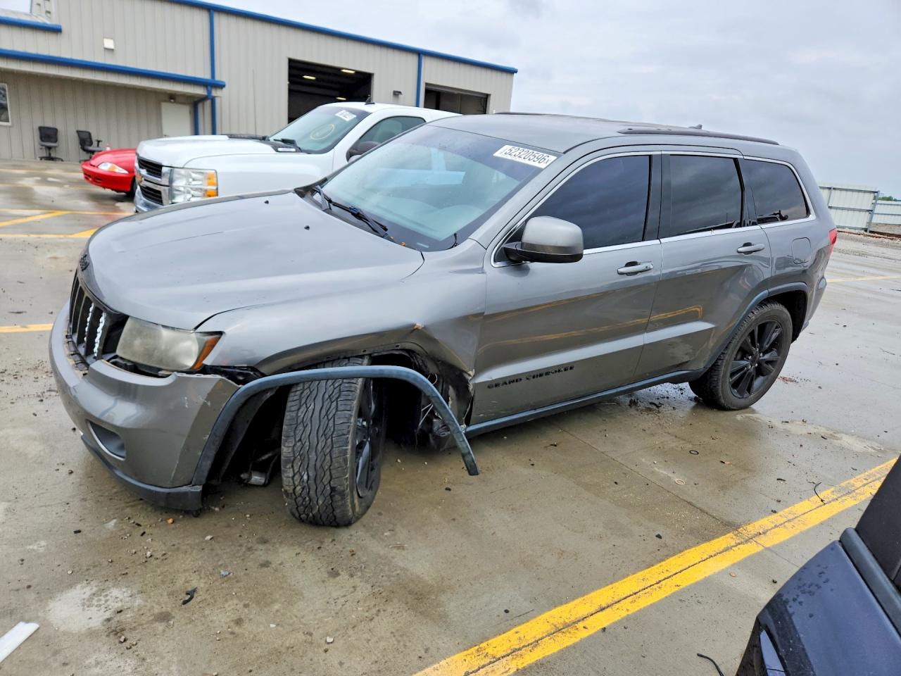 2012 Jeep Grand Cherokee Laredo Gray vin: 1C4RJFAG6CC313527
