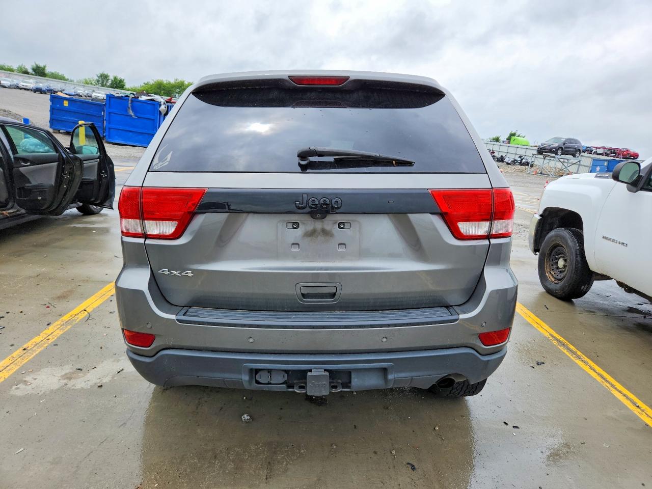 2012 Jeep Grand Cherokee Laredo Серый vin: 1C4RJFAG6CC313527