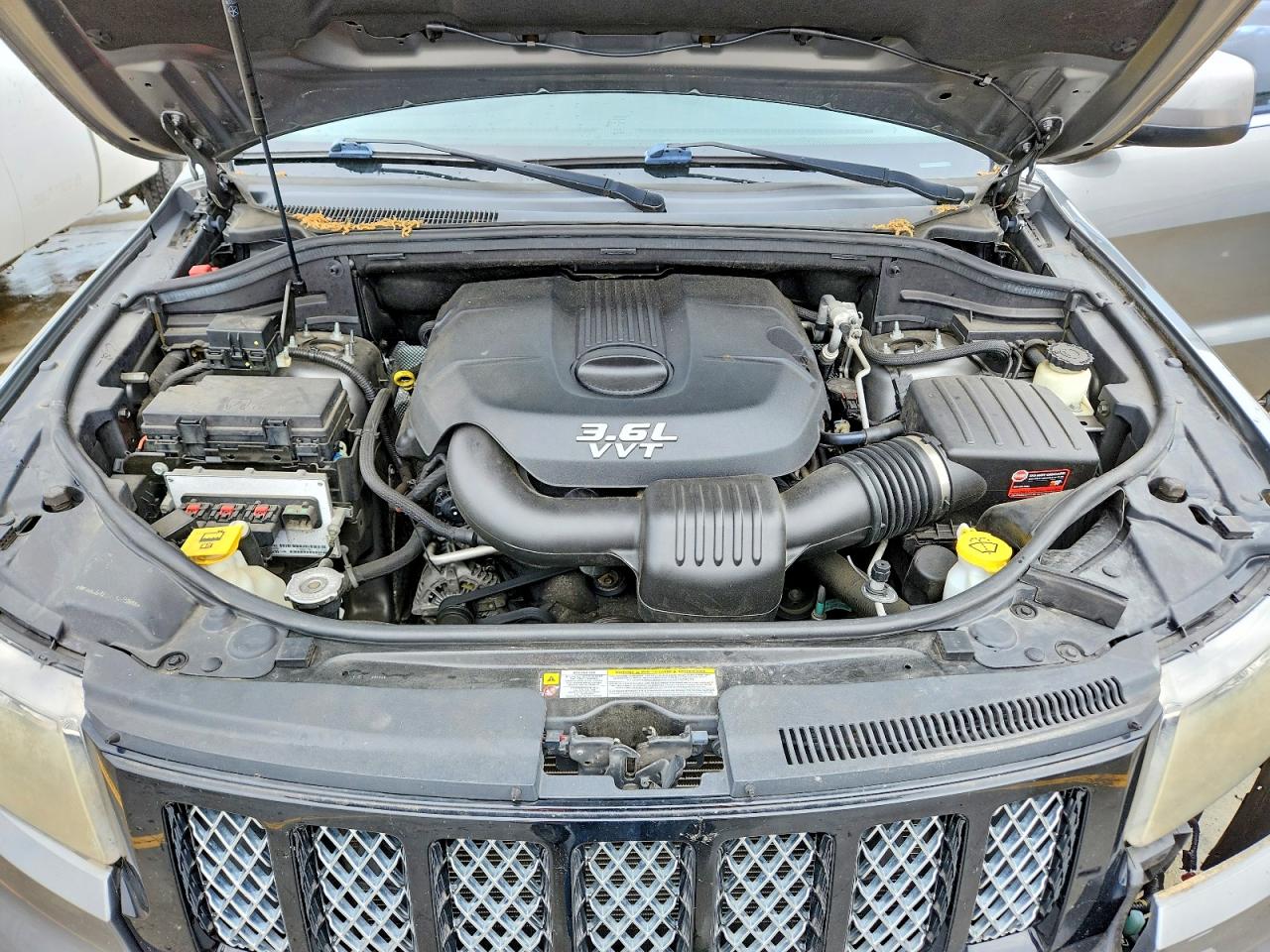 2012 Jeep Grand Cherokee Laredo Серый vin: 1C4RJFAG6CC313527