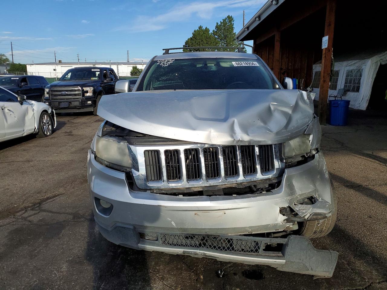 2012 Jeep Grand Cherokee Laredo Silver vin: 1C4RJFAG6CC329405