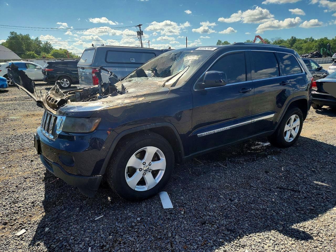 2012 Jeep Grand Cherokee Laredo Blue vin: 1C4RJFAG6CC345880