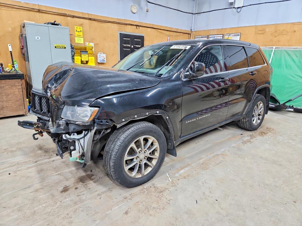 2012 Jeep Grand Cherokee Laredo Black vin: 1C4RJFAG6CC351646