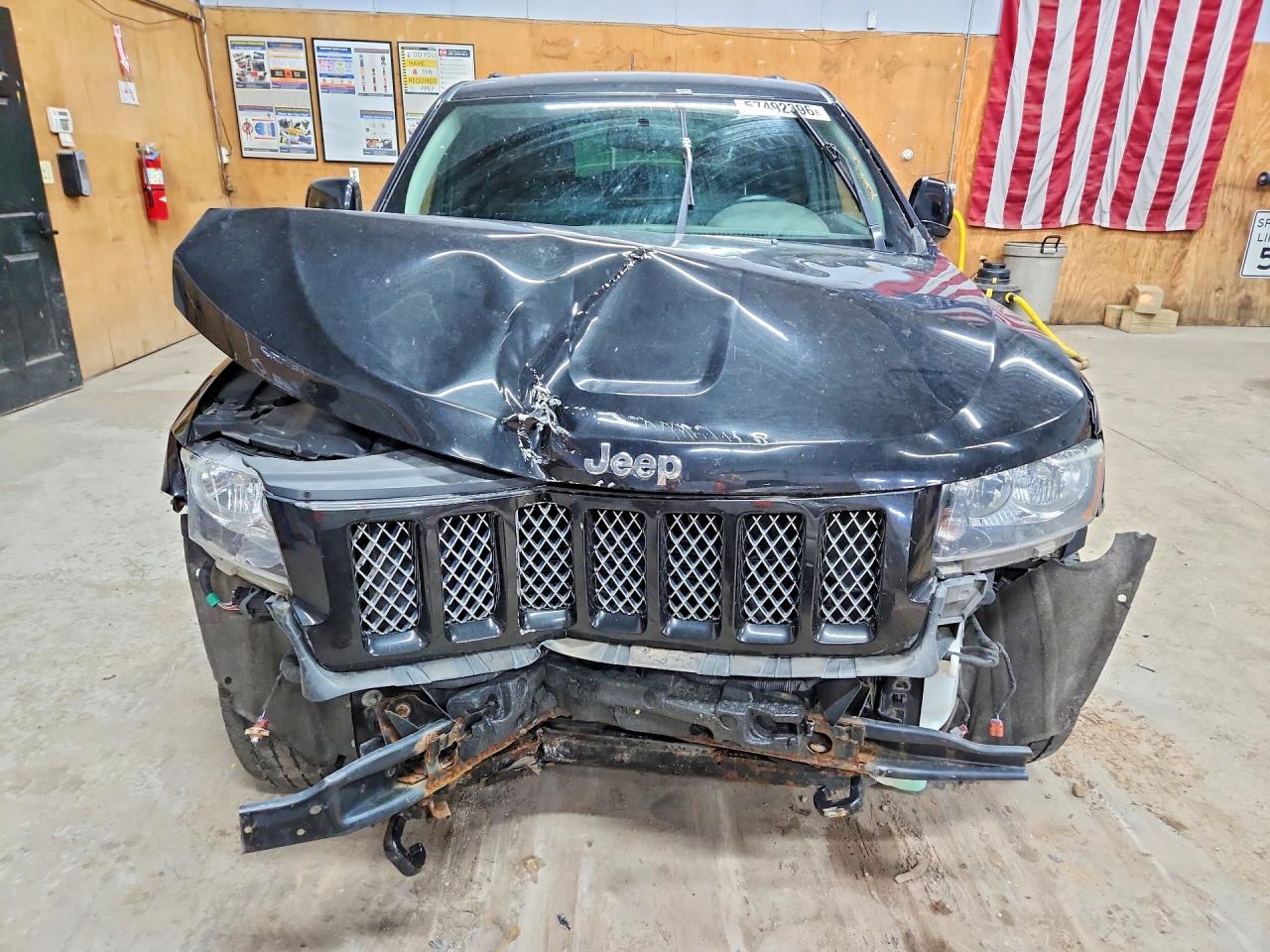 2012 Jeep Grand Cherokee Laredo Black vin: 1C4RJFAG6CC351646