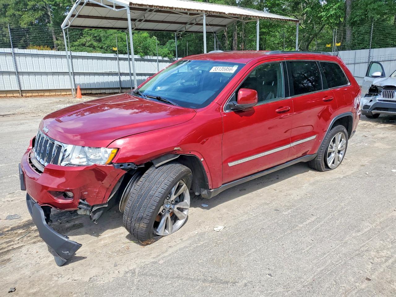 2013 Jeep Grand Cherokee Laredo Red vin: 1C4RJFAG6DC505998
