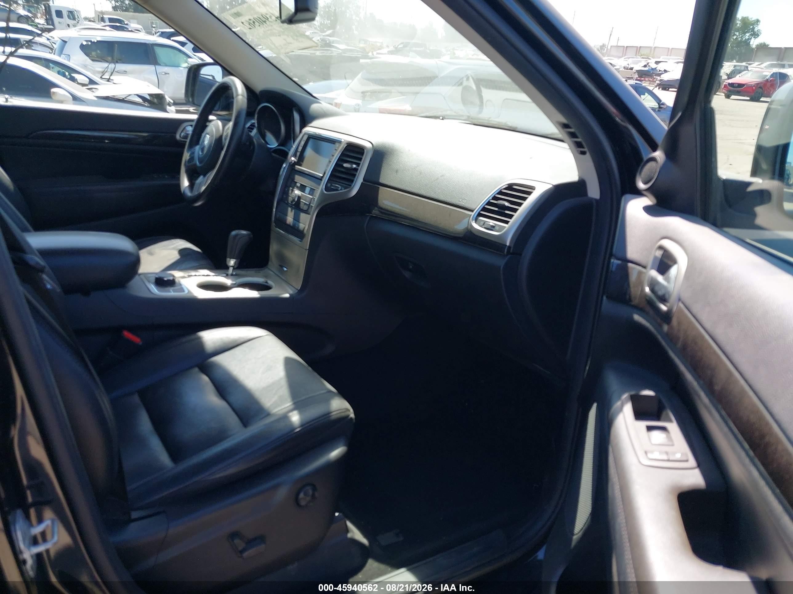 2013 Jeep Grand Cherokee Laredo Black vin: 1C4RJFAG6DC518458