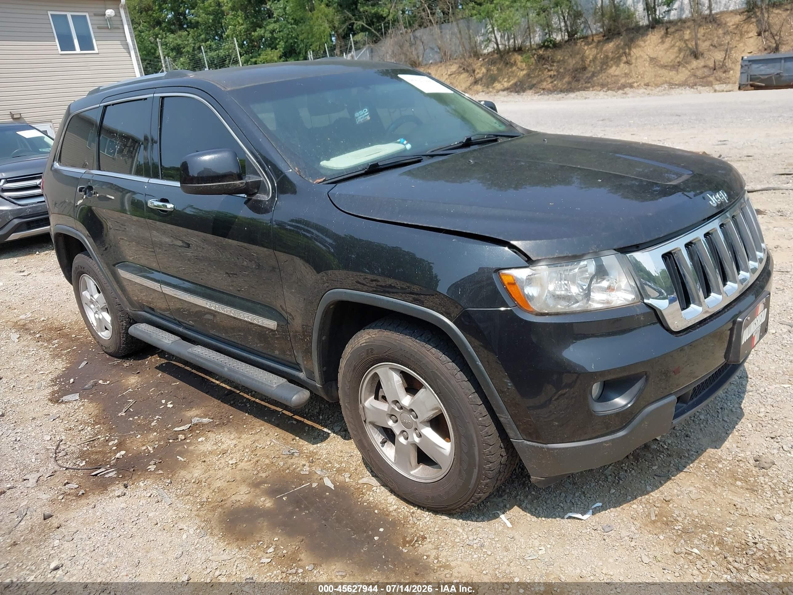 2013 Jeep Grand Cherokee Laredo Черный vin: 1C4RJFAG6DC631522