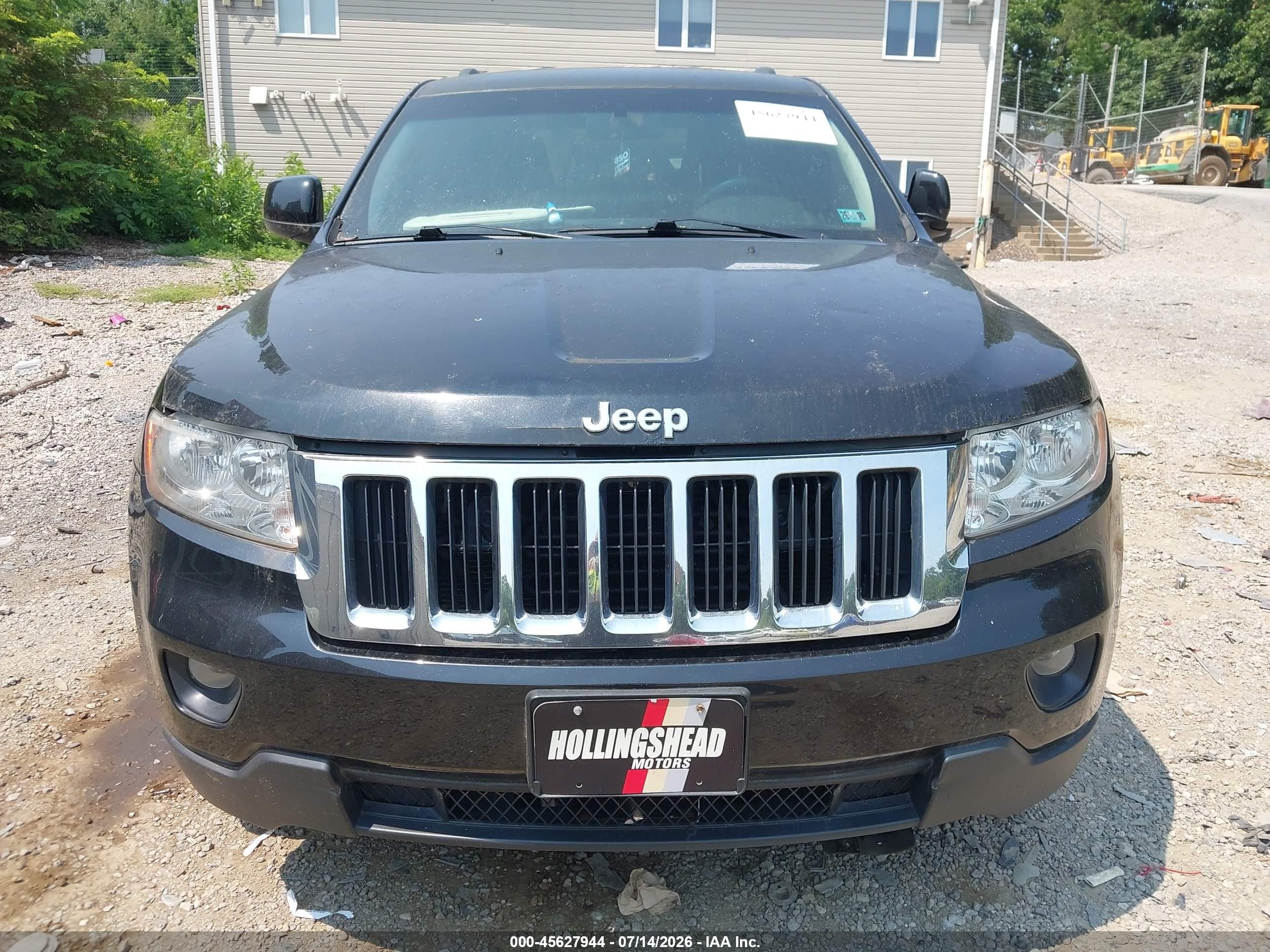 2013 Jeep Grand Cherokee Laredo Черный vin: 1C4RJFAG6DC631522