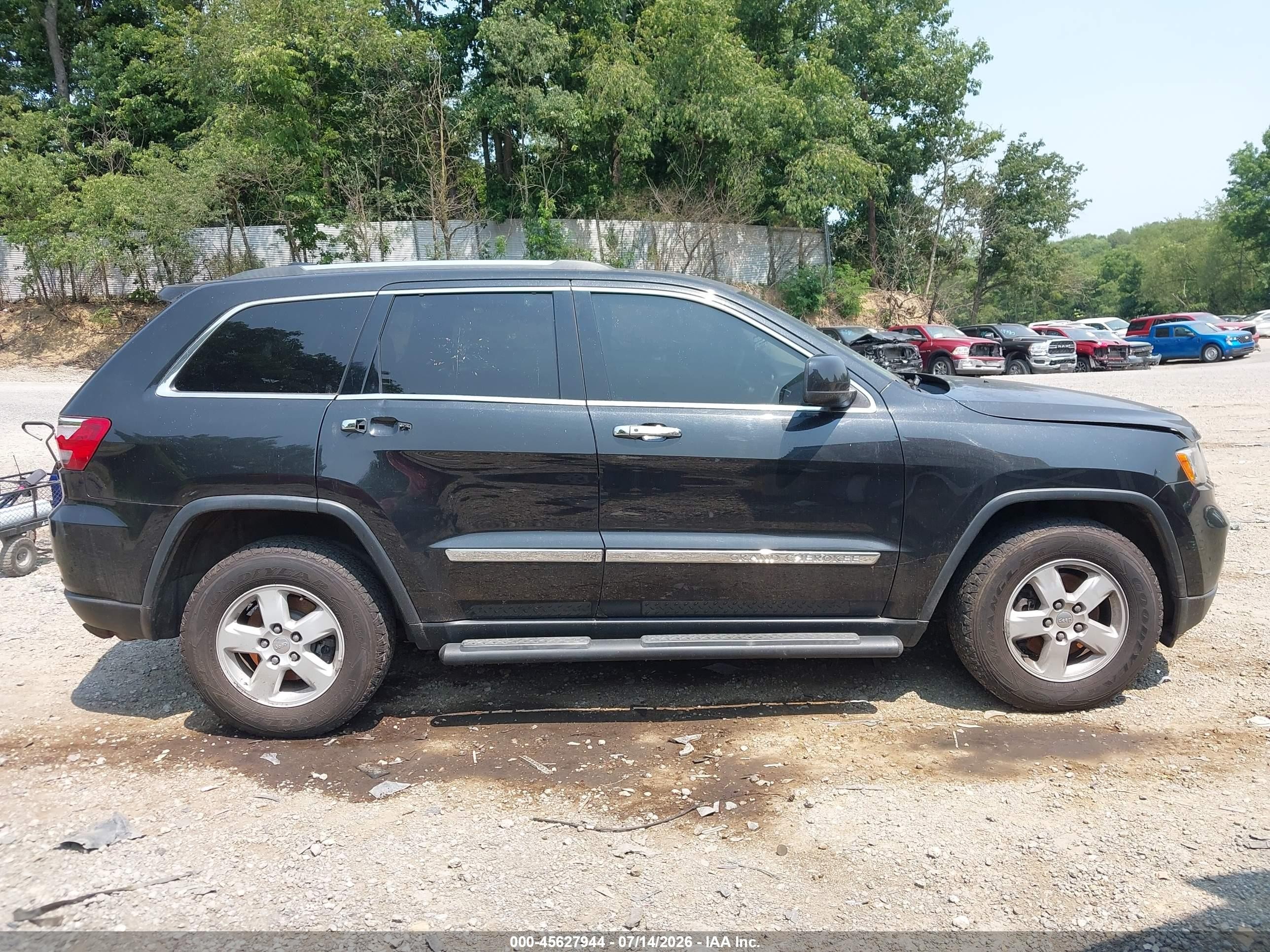 2013 Jeep Grand Cherokee Laredo Черный vin: 1C4RJFAG6DC631522