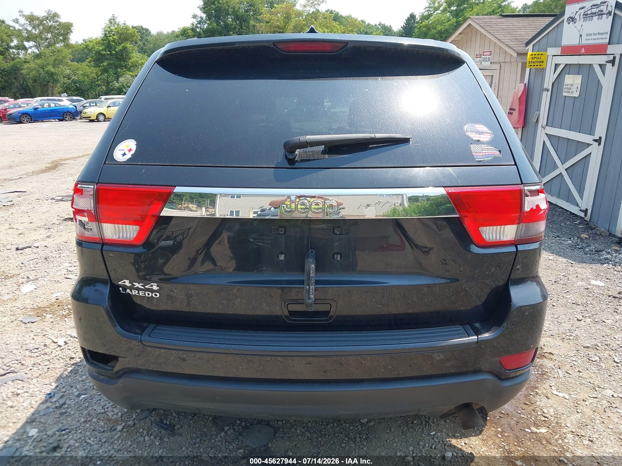 2013 Jeep Grand Cherokee Laredo Черный vin: 1C4RJFAG6DC631522