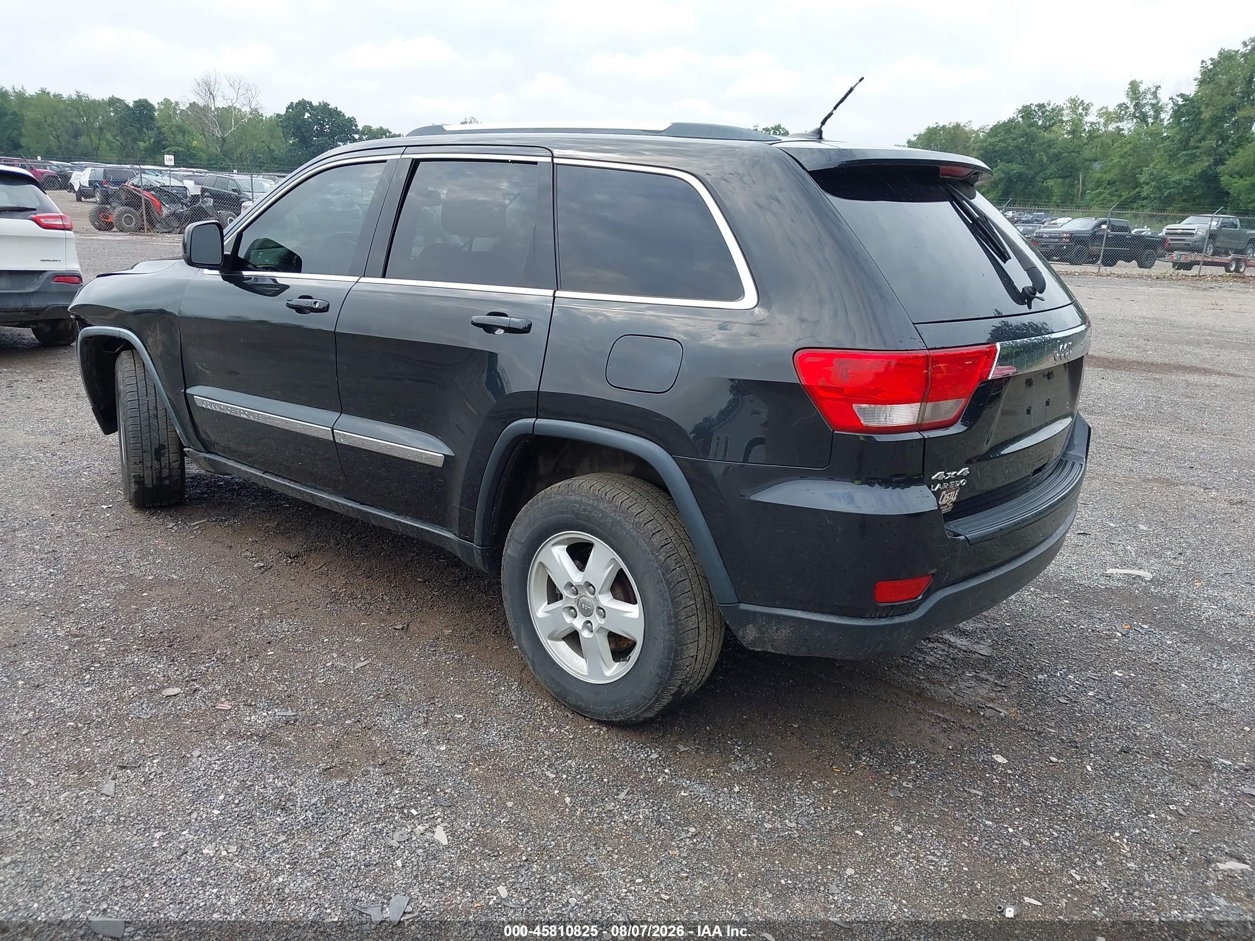 2013 Jeep Grand Cherokee Laredo Black vin: 1C4RJFAG6DC633495