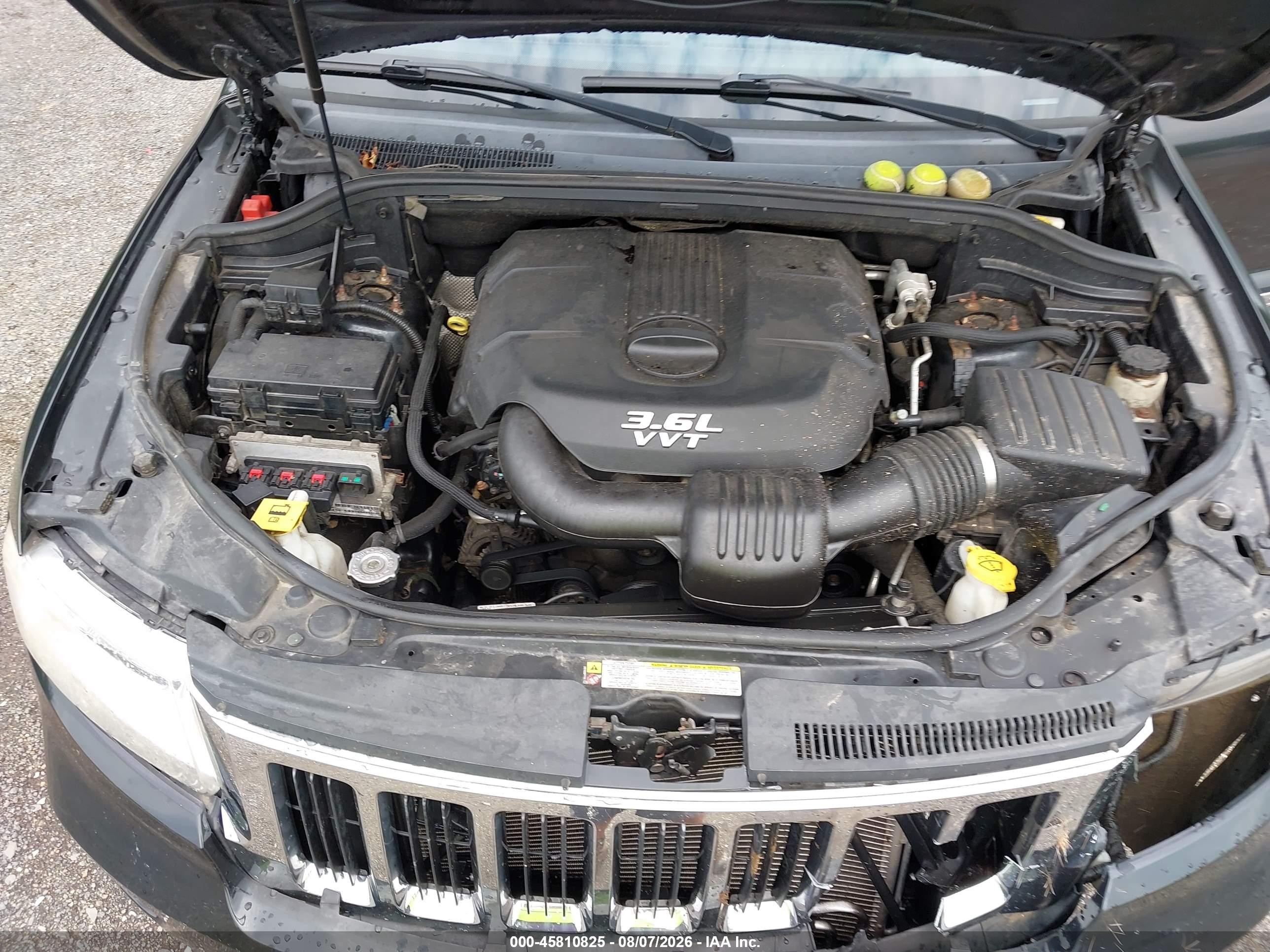 2013 Jeep Grand Cherokee Laredo Black vin: 1C4RJFAG6DC633495
