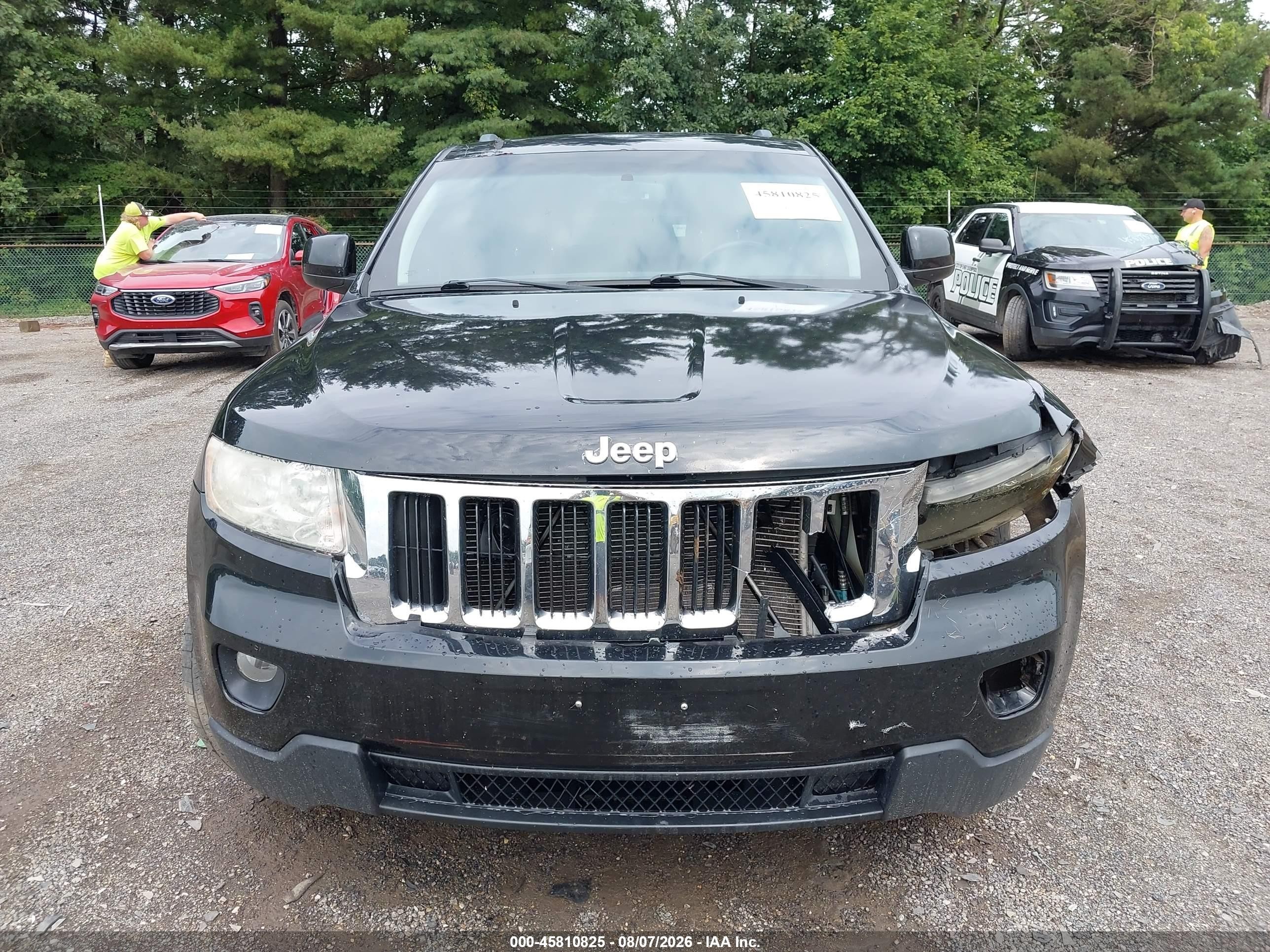 2013 Jeep Grand Cherokee Laredo Black vin: 1C4RJFAG6DC633495