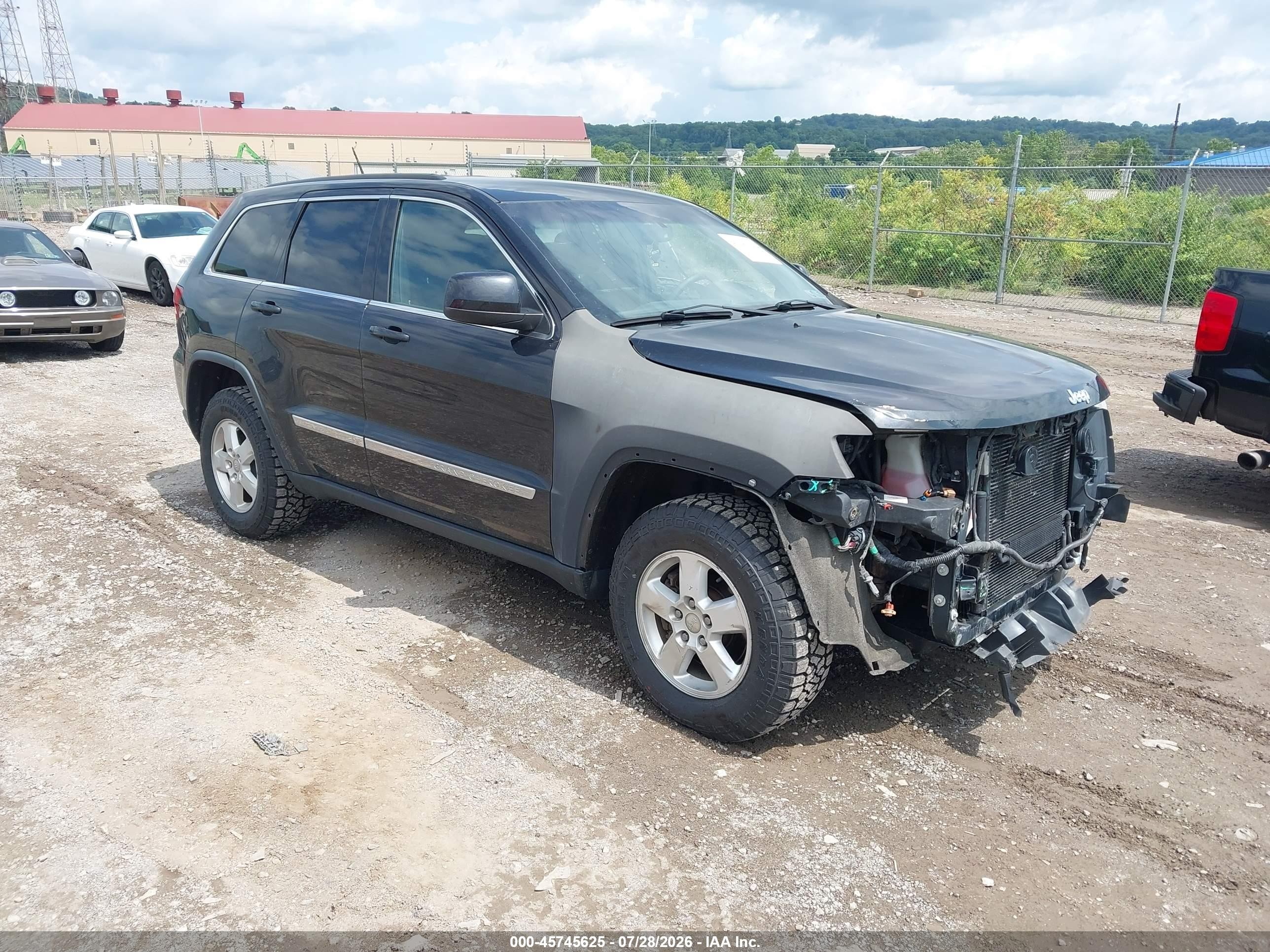 2013 Jeep Grand Cherokee Laredo Черный vin: 1C4RJFAG6DC652595