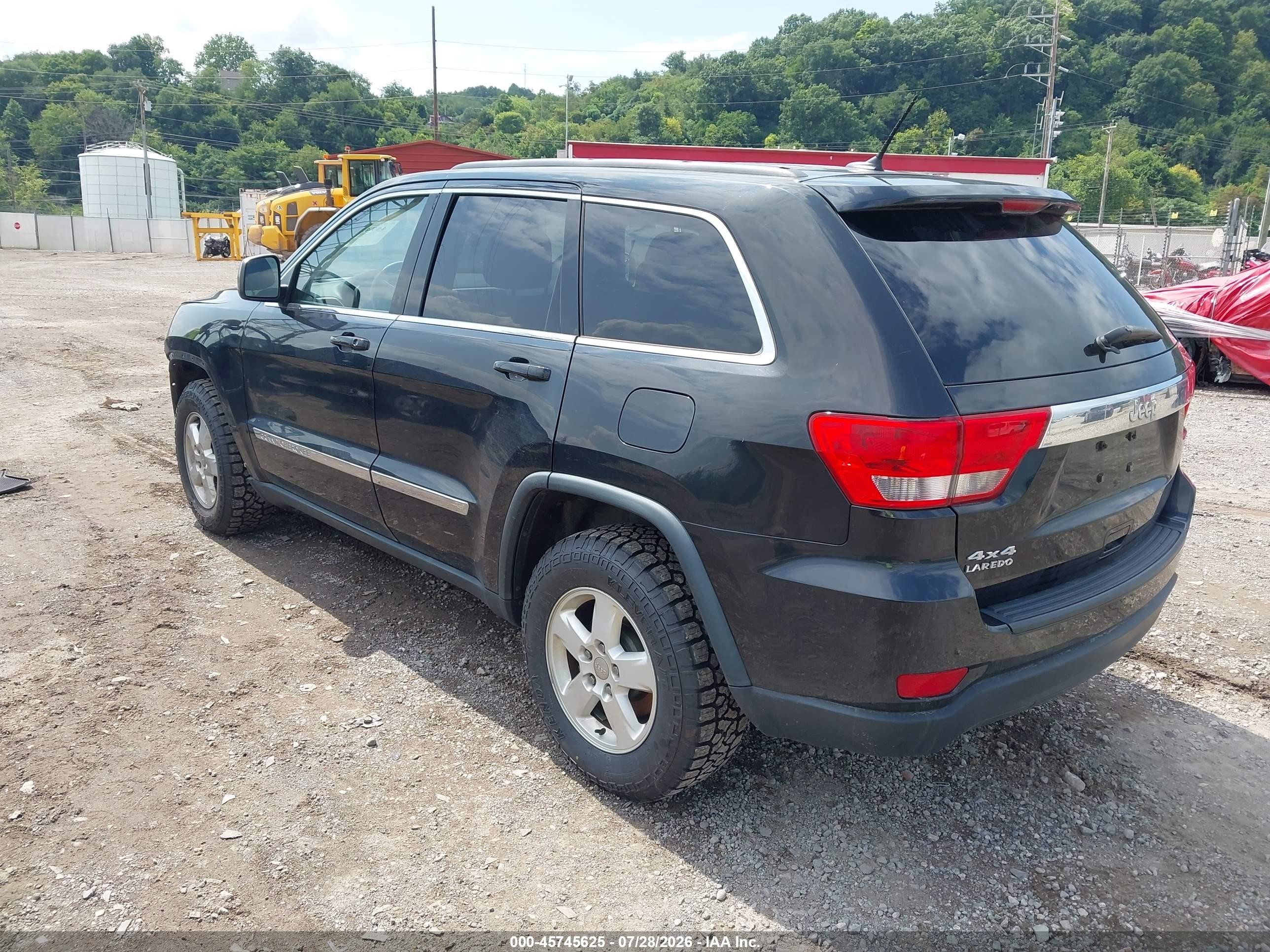 2013 Jeep Grand Cherokee Laredo Черный vin: 1C4RJFAG6DC652595