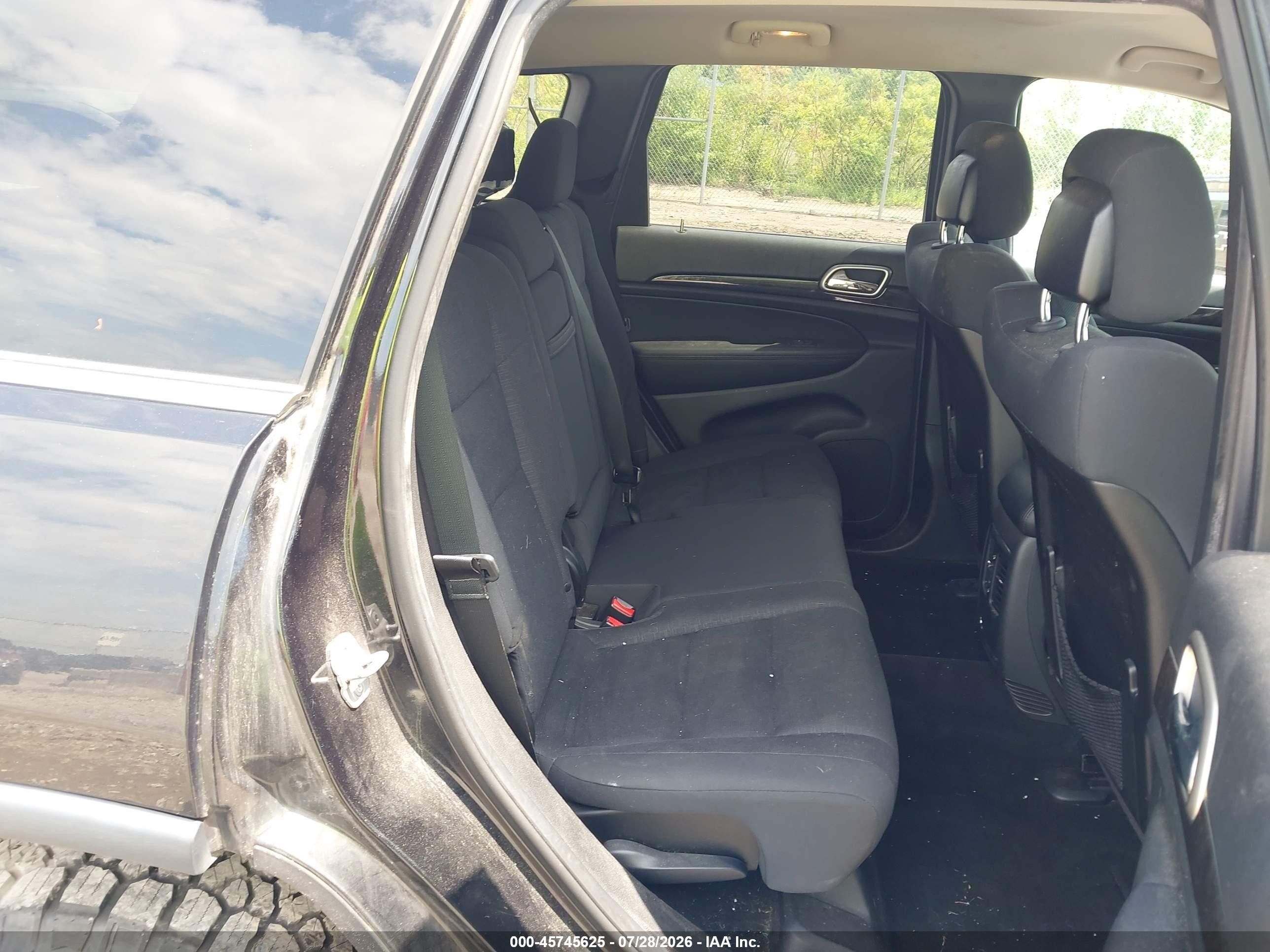 2013 Jeep Grand Cherokee Laredo Черный vin: 1C4RJFAG6DC652595