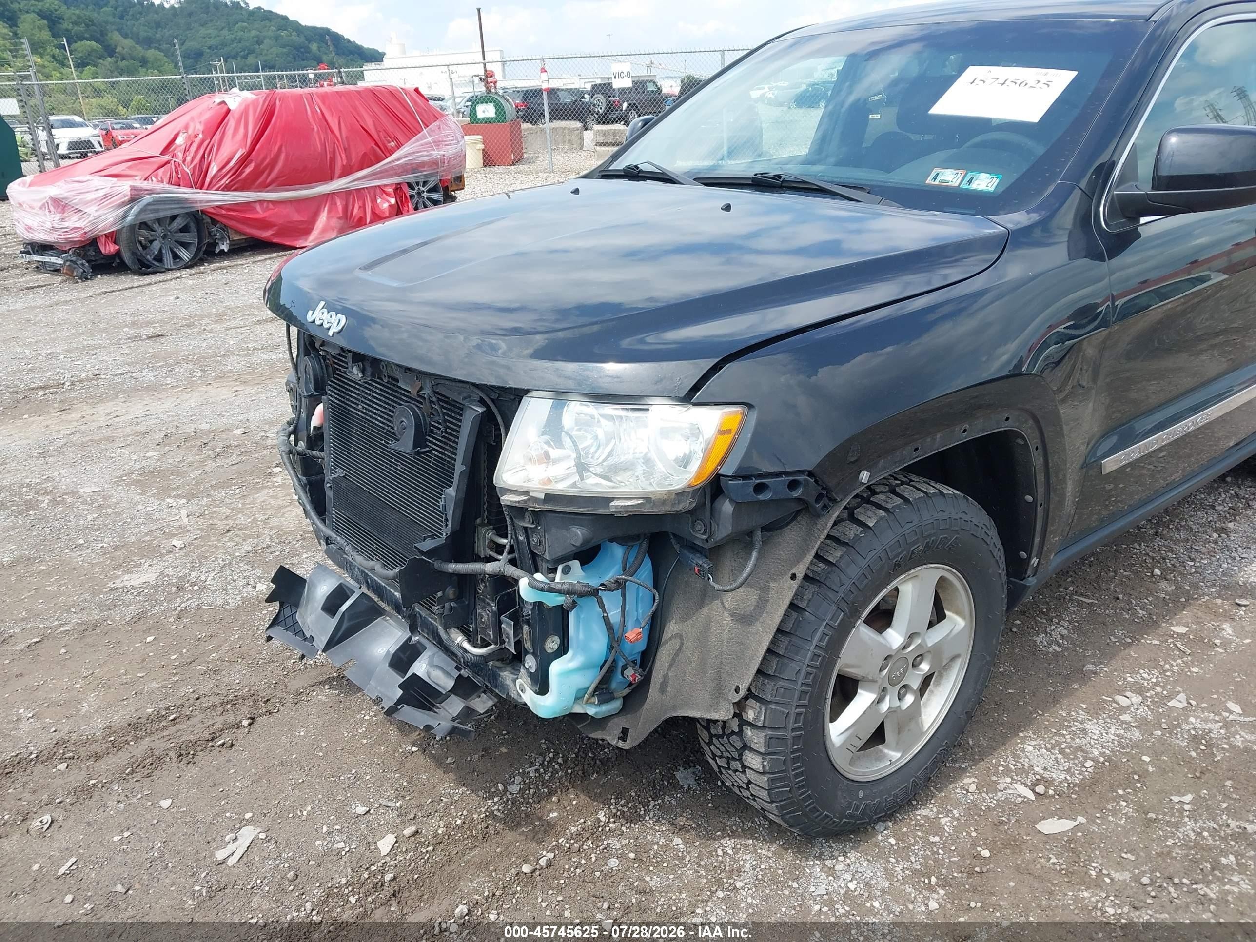 2013 Jeep Grand Cherokee Laredo Черный vin: 1C4RJFAG6DC652595