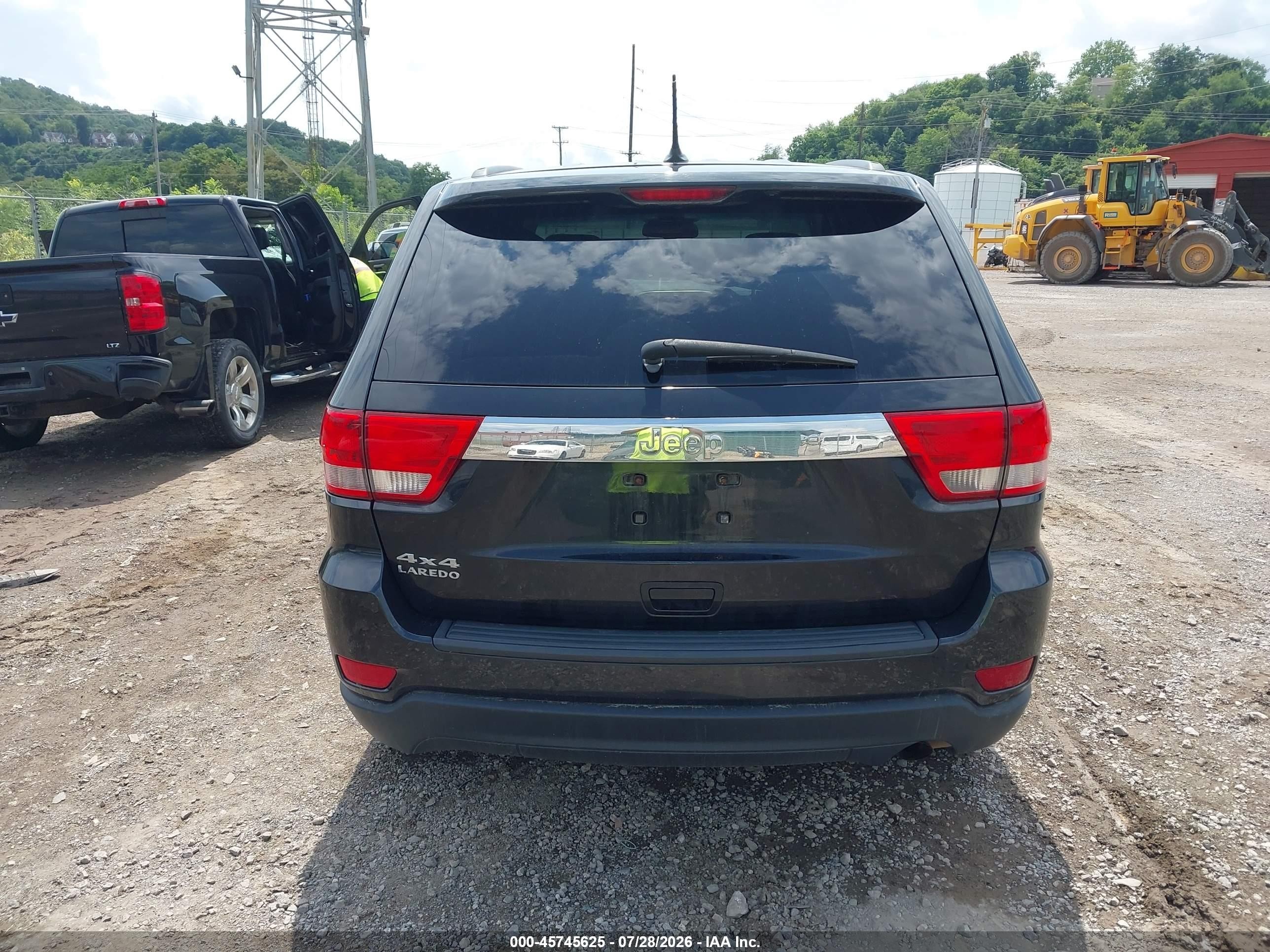2013 Jeep Grand Cherokee Laredo Черный vin: 1C4RJFAG6DC652595