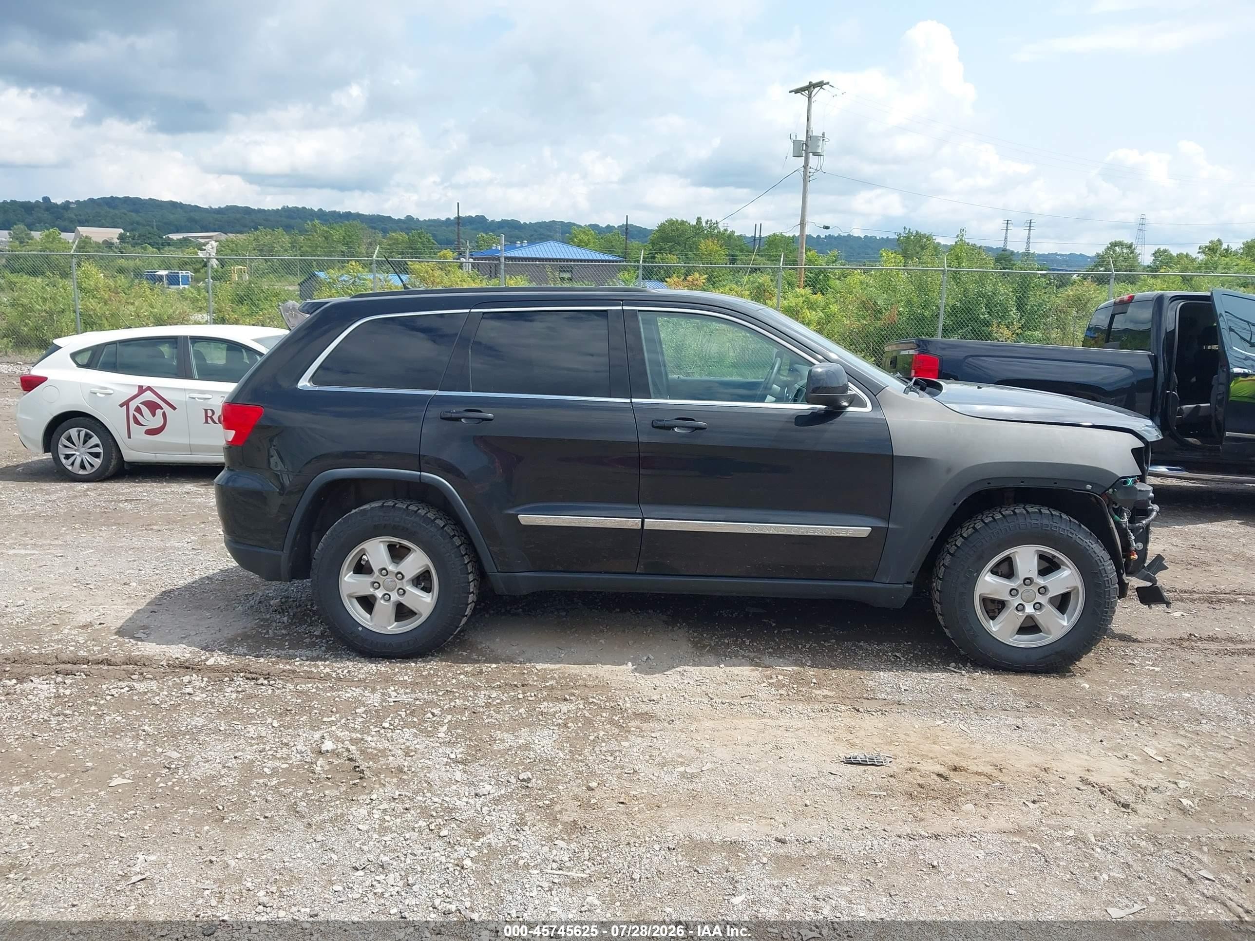 2013 Jeep Grand Cherokee Laredo Черный vin: 1C4RJFAG6DC652595