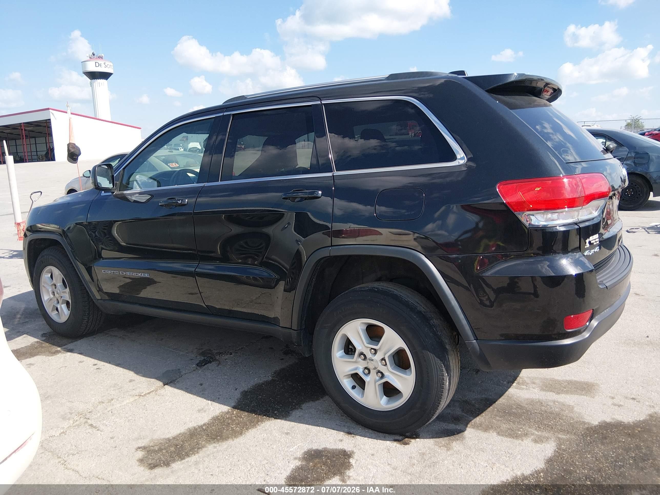 2014 Jeep Grand Cherokee Laredo Black vin: 1C4RJFAG6EC104713