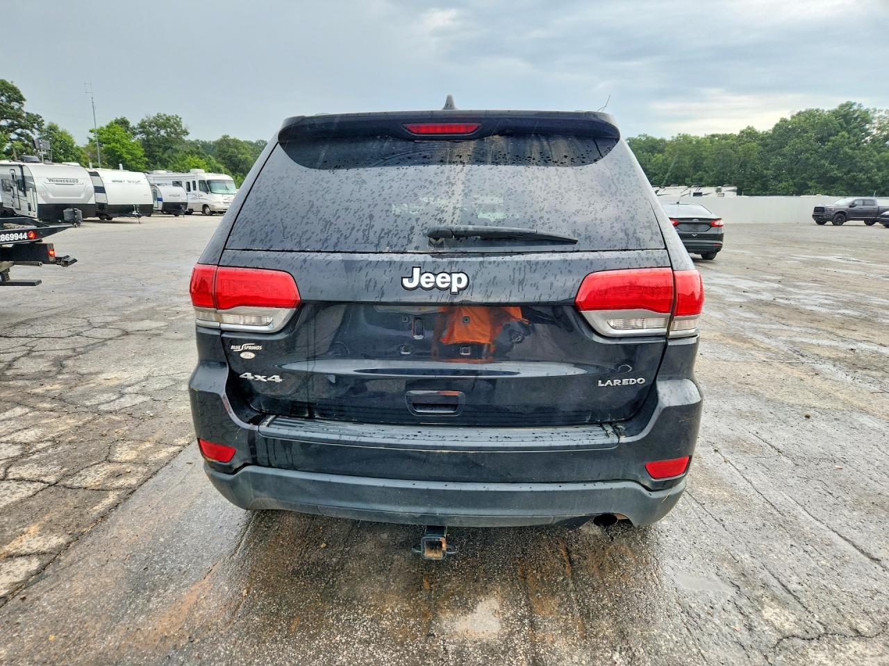 2014 Jeep Grand Cherokee Laredo Black vin: 1C4RJFAG6EC109636