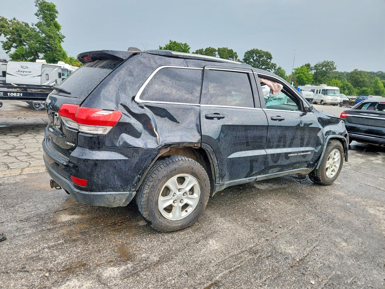 2014 Jeep Grand Cherokee Laredo Black vin: 1C4RJFAG6EC109636