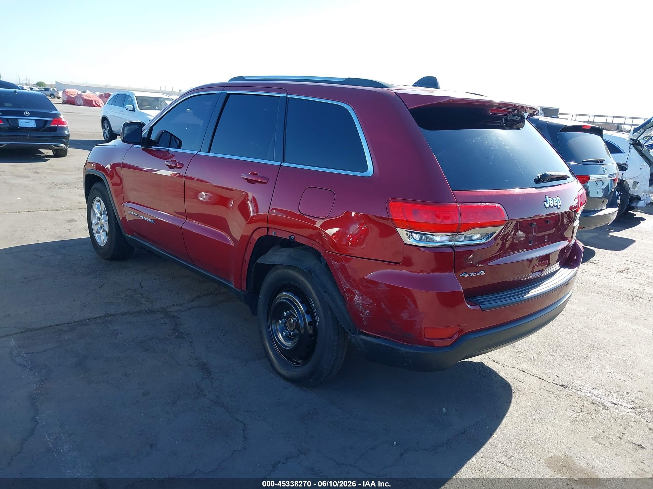 2014 Jeep Grand Cherokee Laredo Burgundy vin: 1C4RJFAG6EC129224