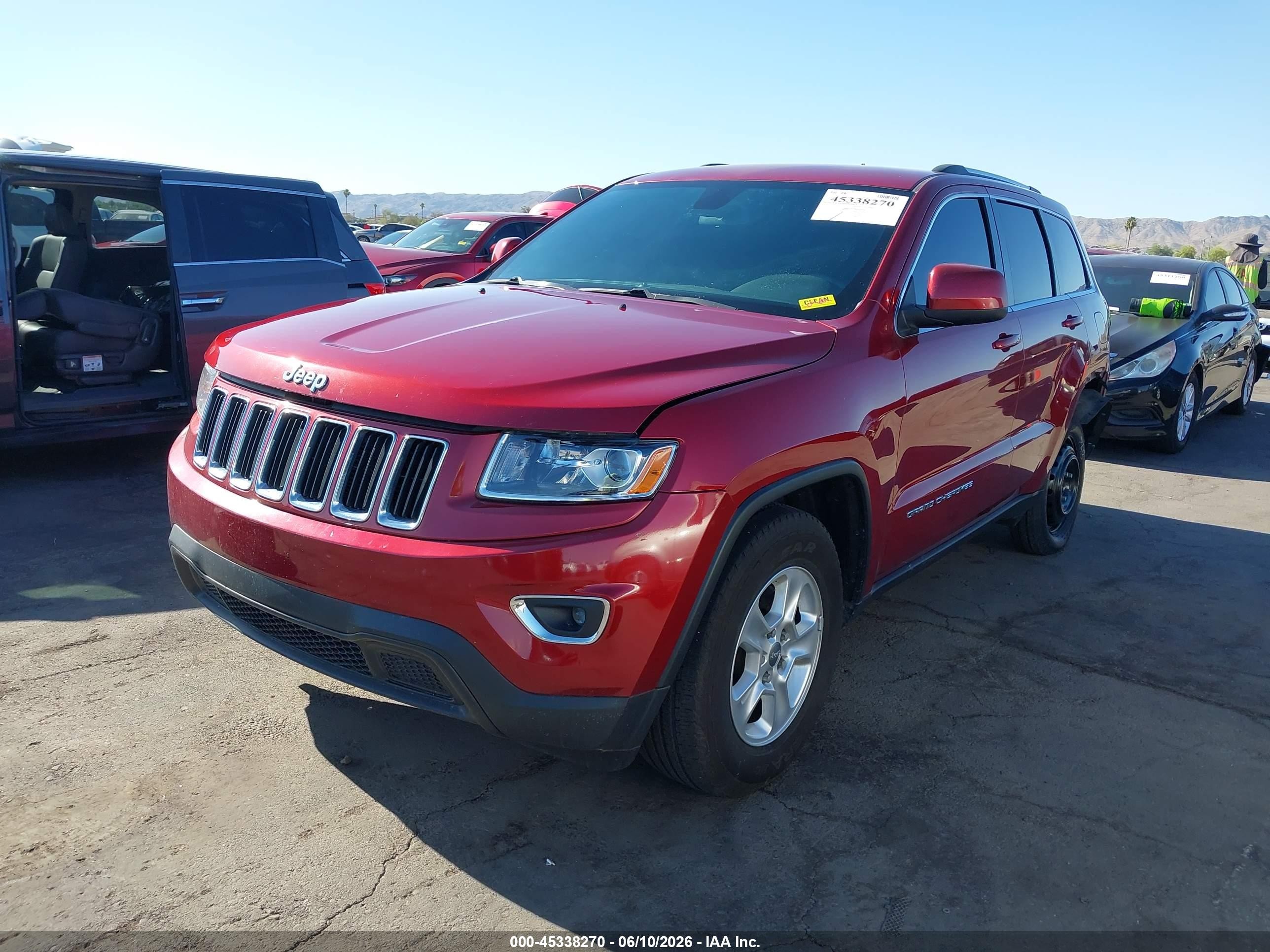 2014 Jeep Grand Cherokee Laredo Burgundy vin: 1C4RJFAG6EC129224